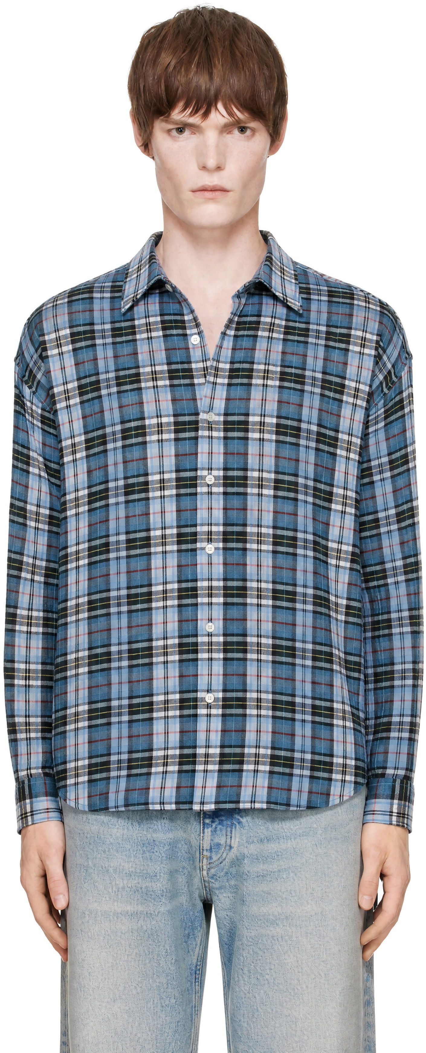 Sunflower - Chemise Stable bleue