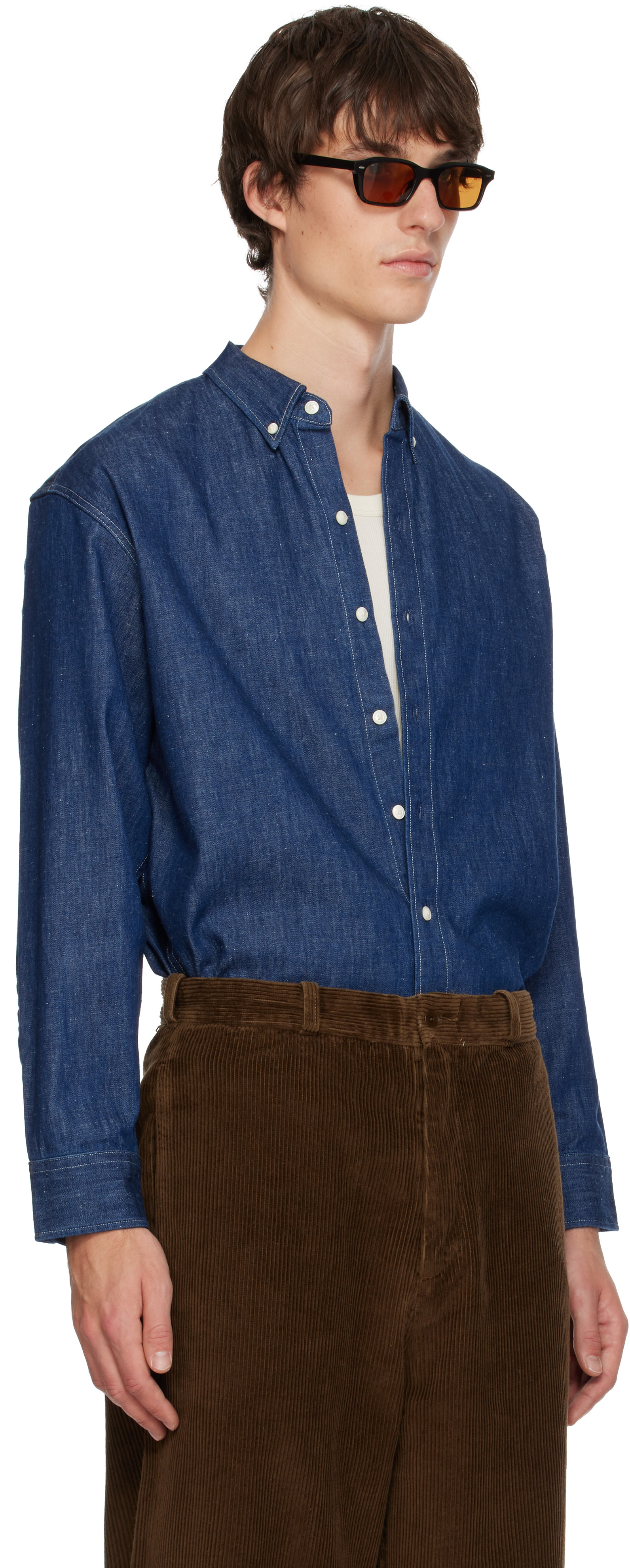 Levi's Blue Tab - Blue Relaxed Denim Button-Down Shirt