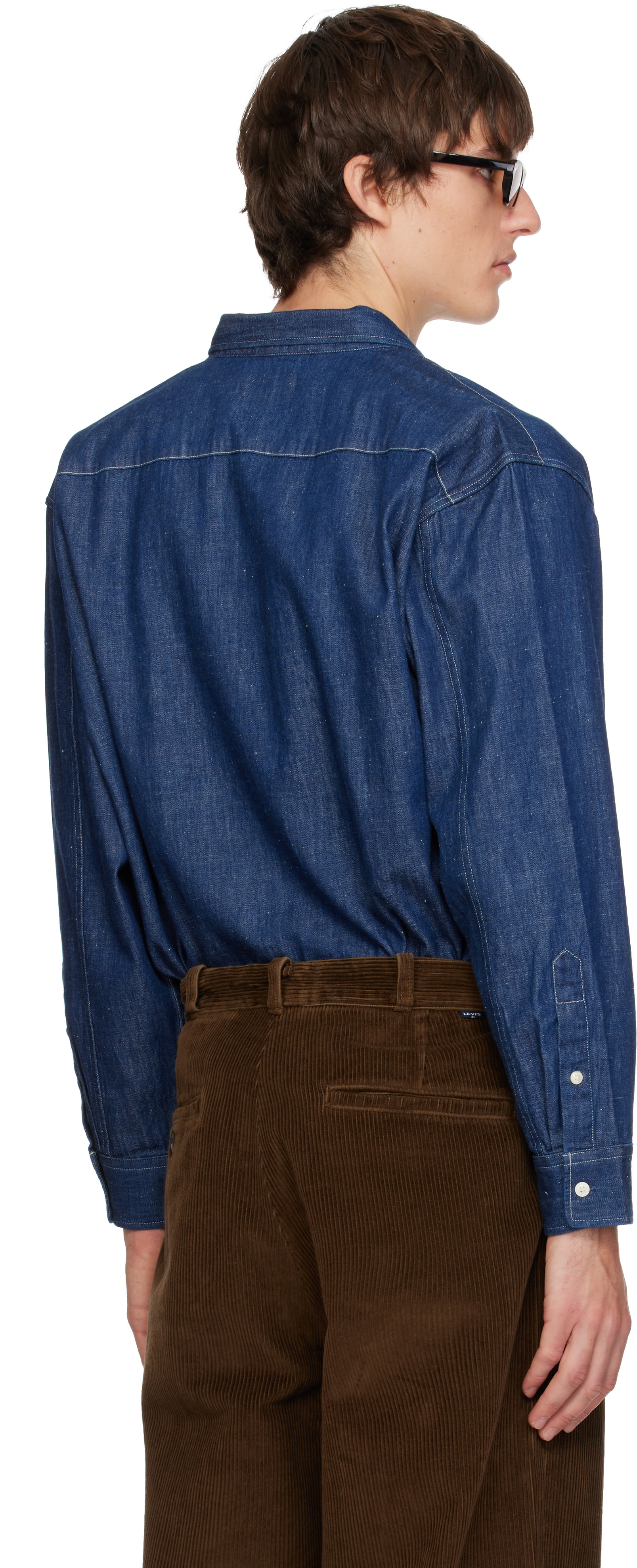 Levi's Blue Tab - Blue Relaxed Denim Button-Down Shirt