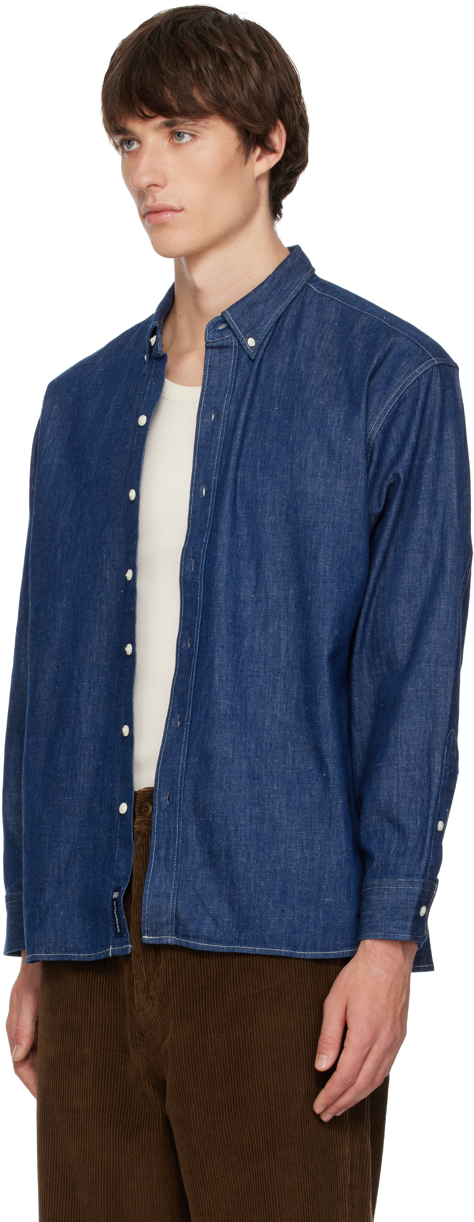 Levi's Blue Tab - Blue Relaxed Denim Button-Down Shirt