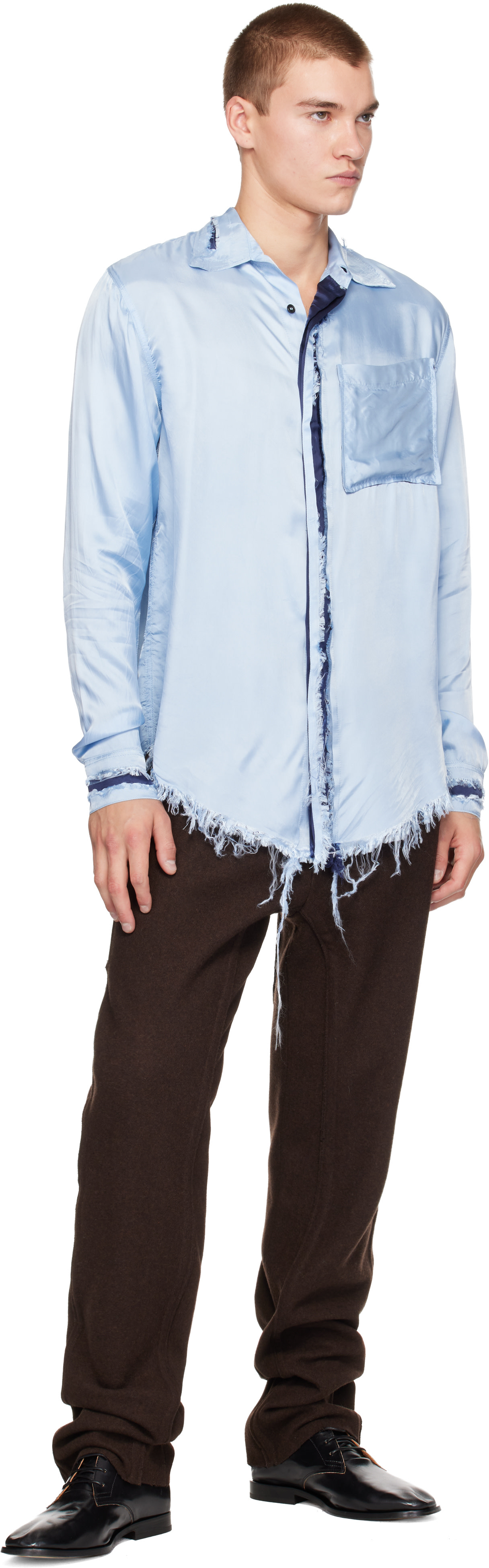 Edward Cuming - Blue Simple Scratch Shirt
