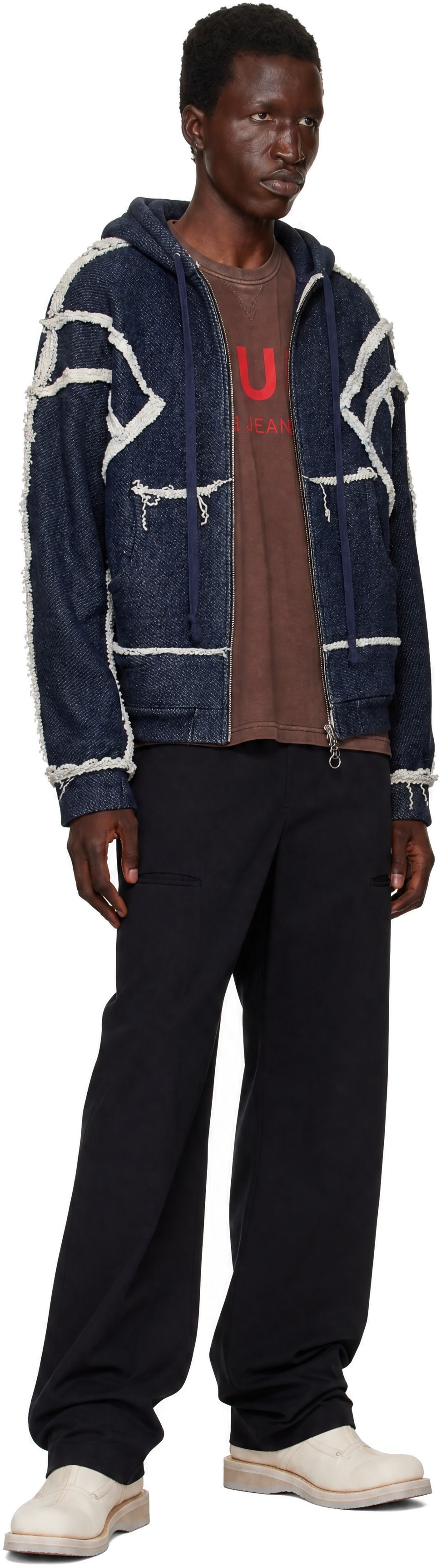 Edward Cuming - Navy Flex Hoodie