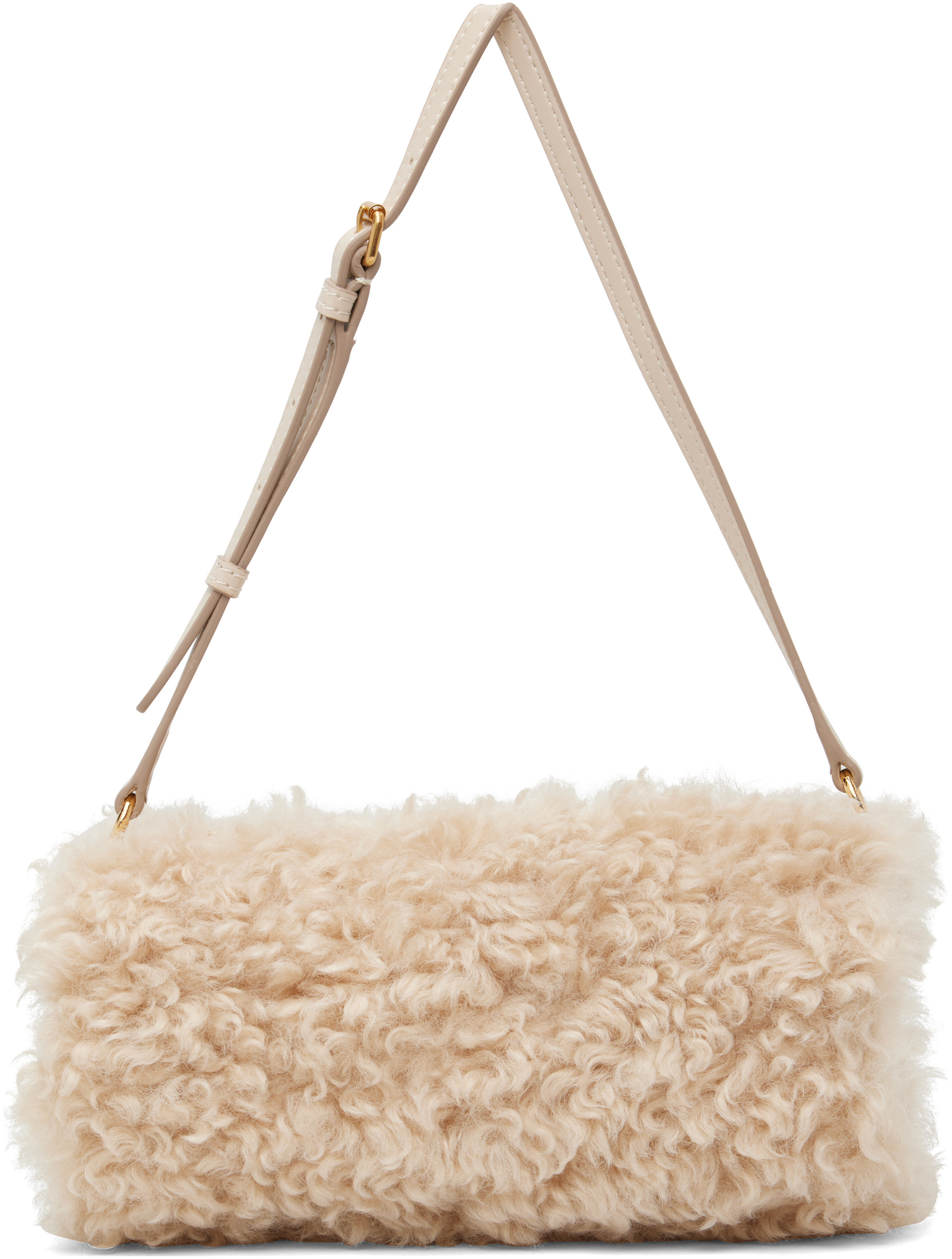 Stella McCartney - Pochette beige à logo