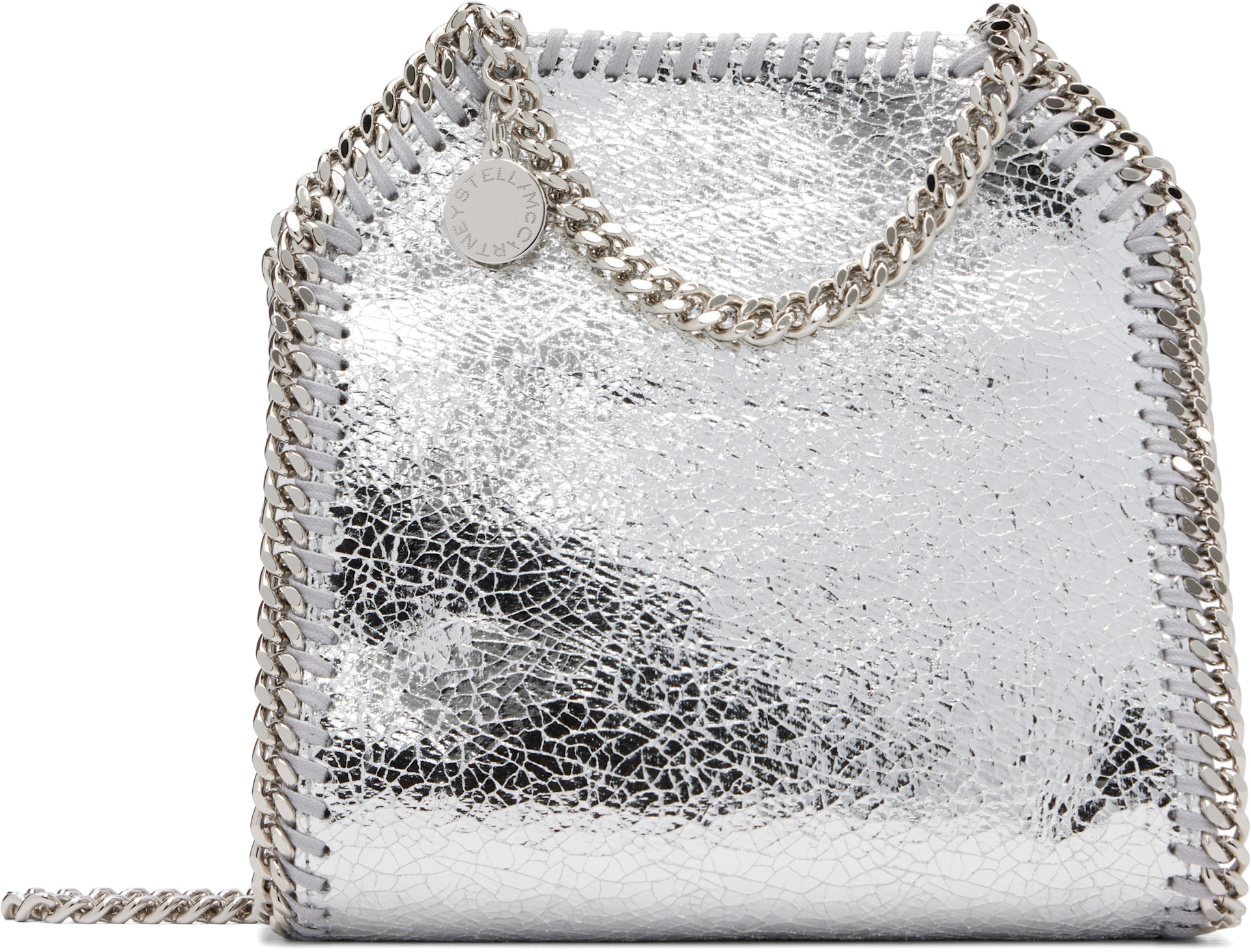 falabella mini backpack silver Stella McCartney White – Labellov Stella mccartney is the british luxury house behind some of the most recognisable accessories around Stella McCartney Women's Black Falabella
