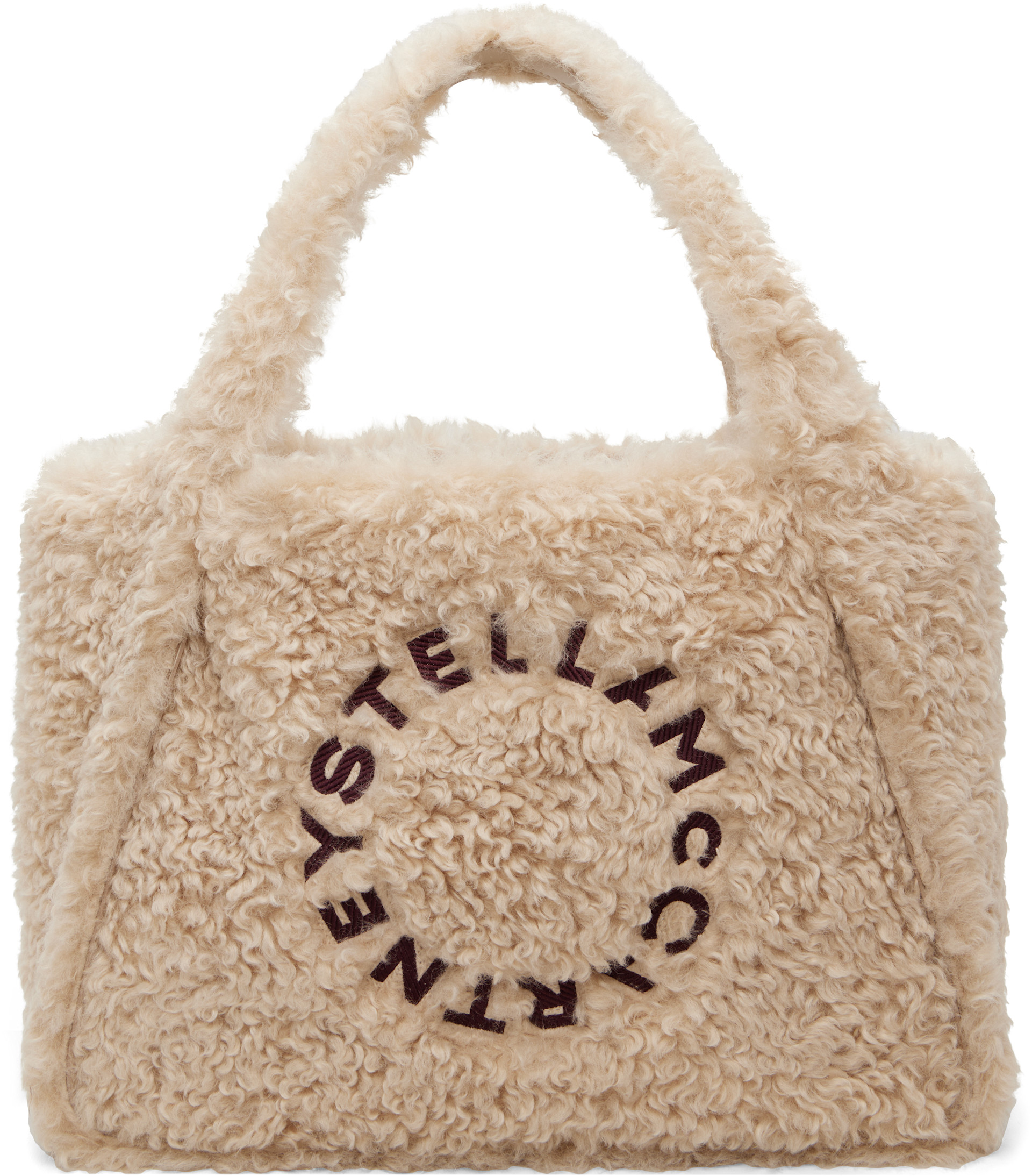Stella McCartney - Grand cabas beige à logo