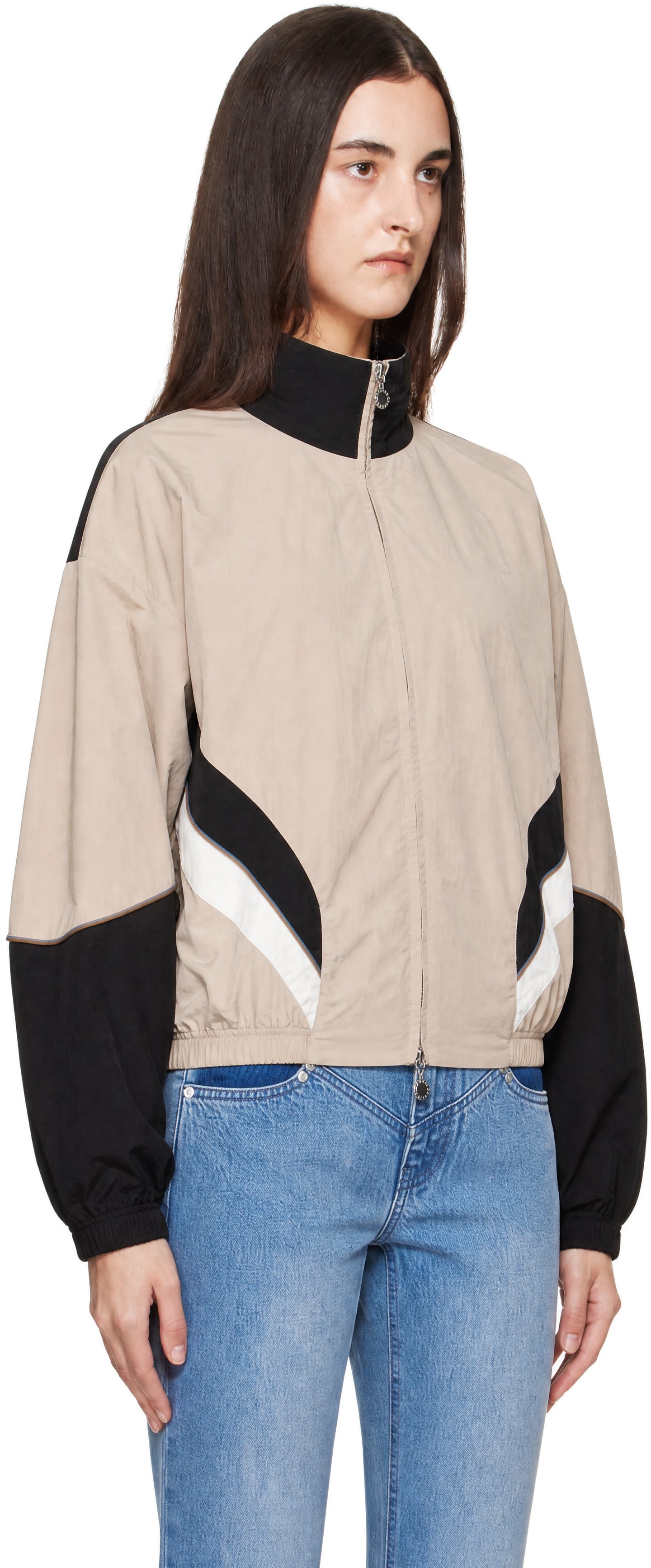 Stella McCartney - 米色 ECONYL Shell 夹克