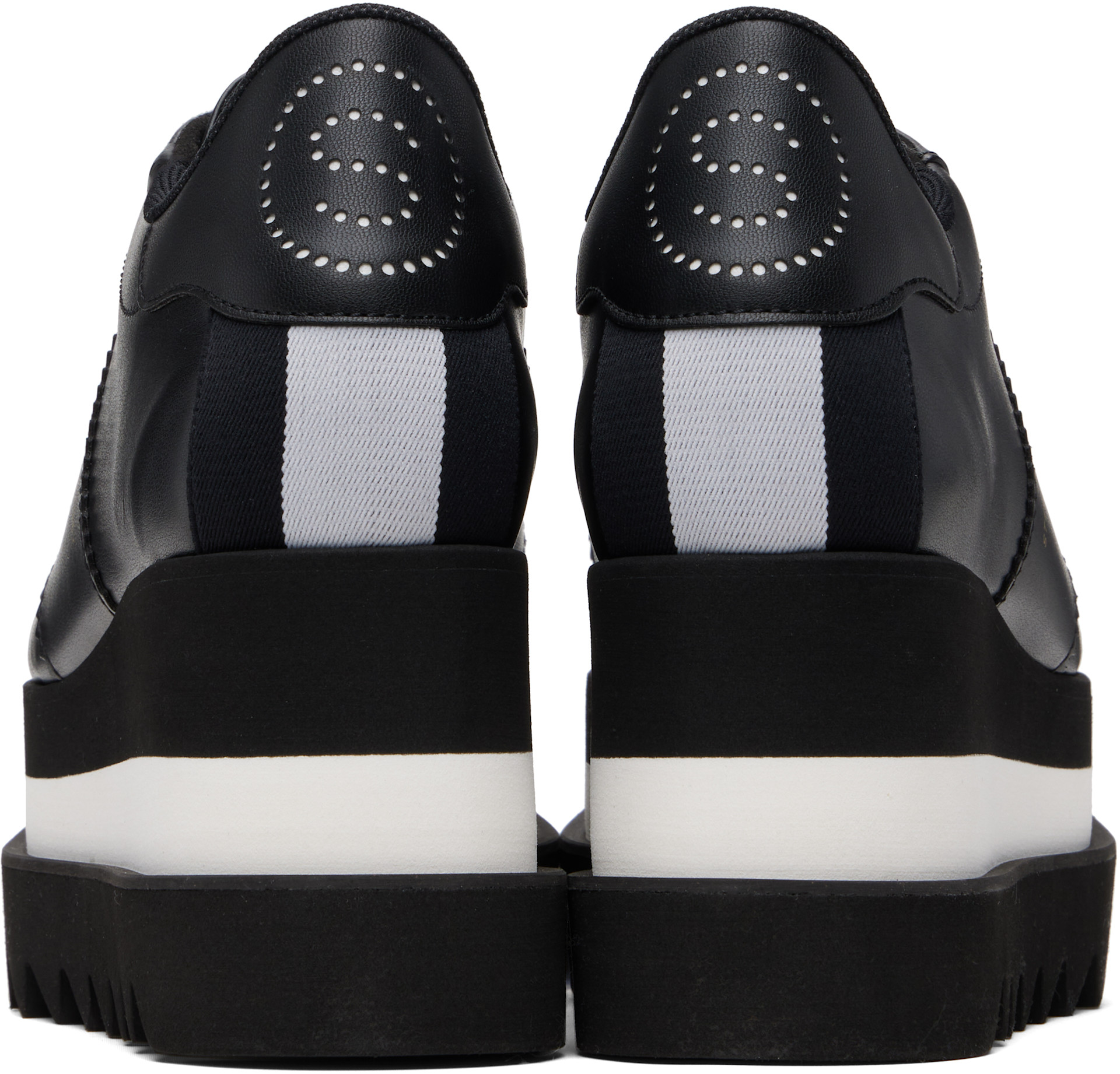 Stella McCartney - Baskets Sneak-Elyse noires à plateforme