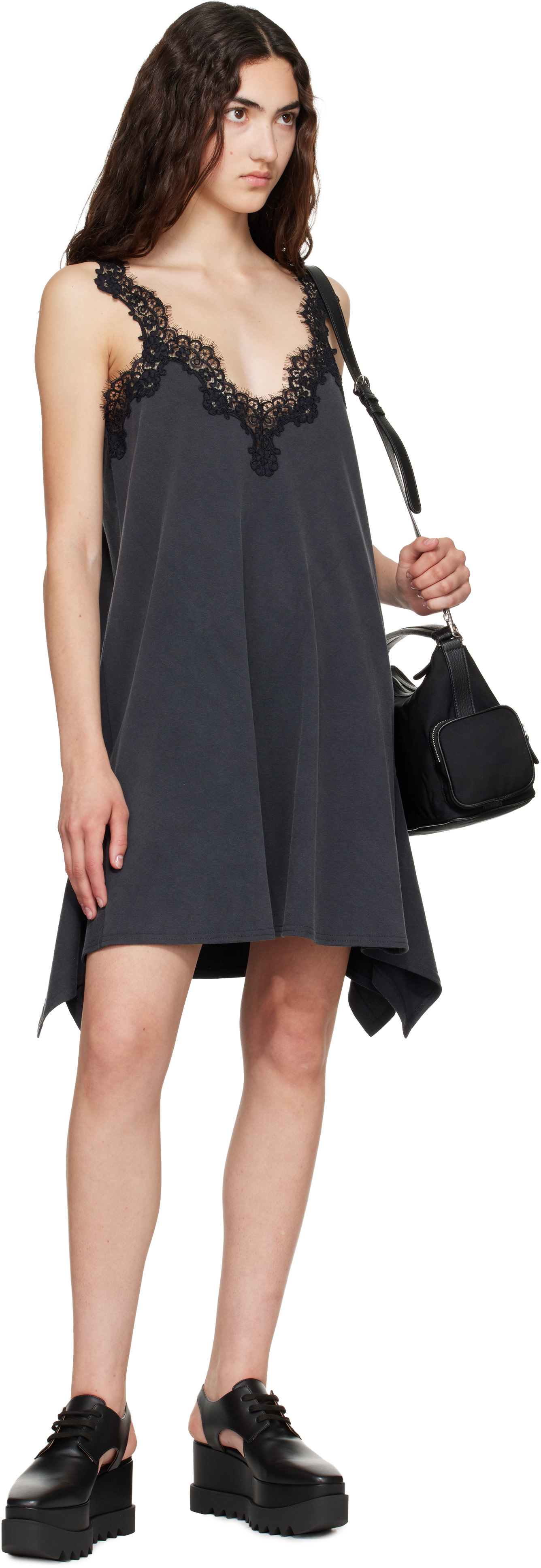 Stella McCartney - Black Elyse Slingback Derbys