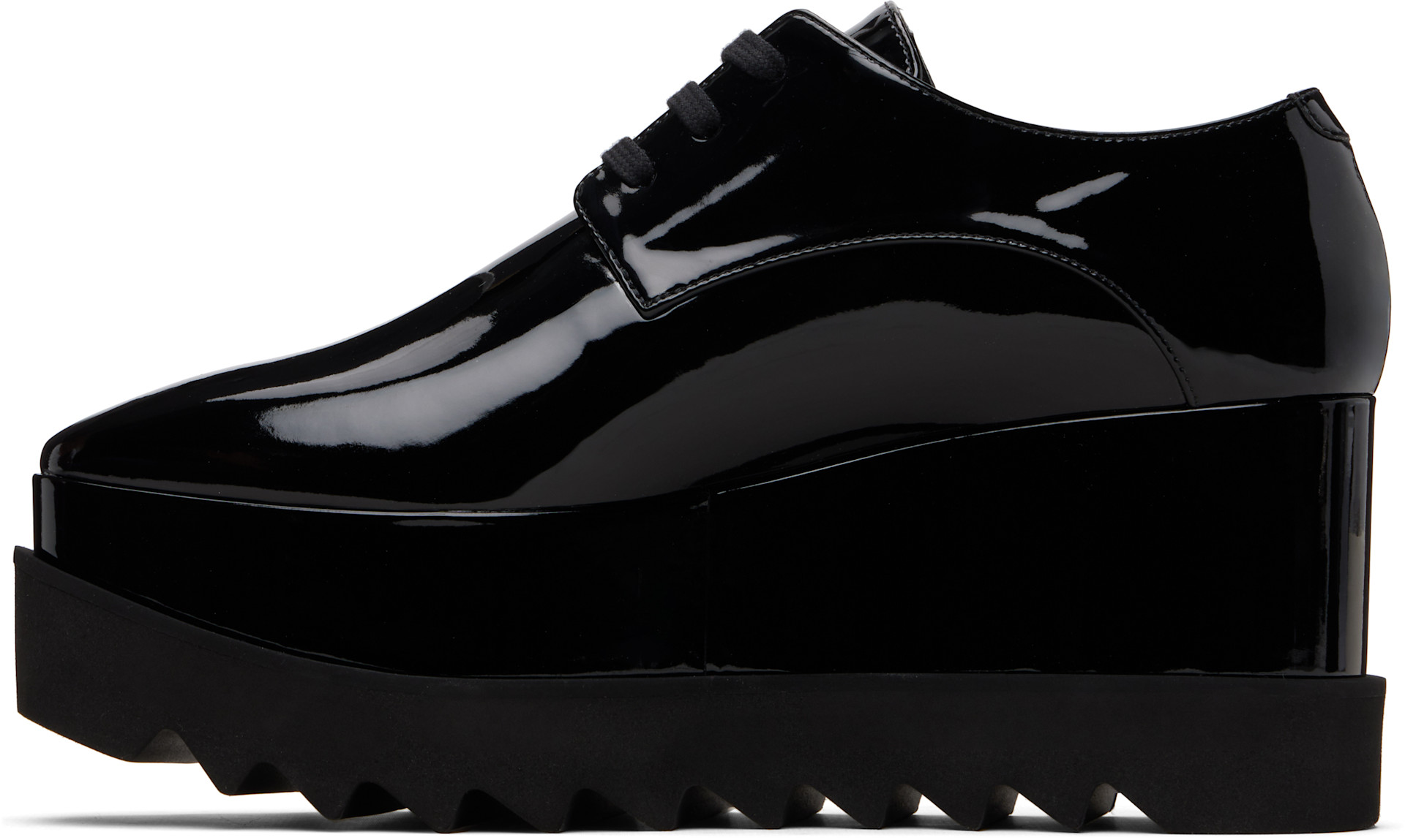 Stella McCartney - Derbys noirs à semelle Elyse et à plateforme édition limitée