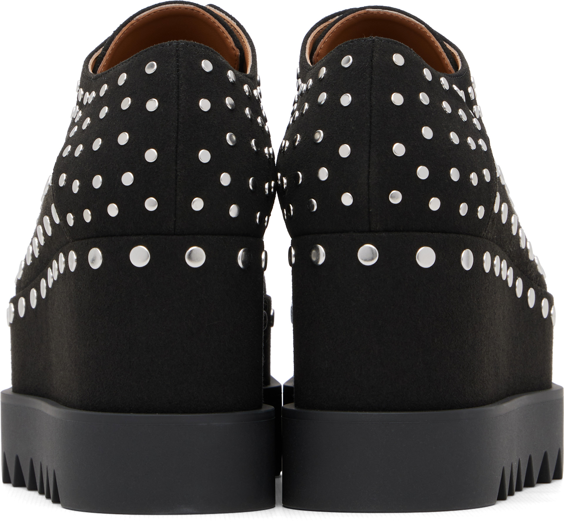 Stella McCartney - Black Elyse Studded Platform Derbys