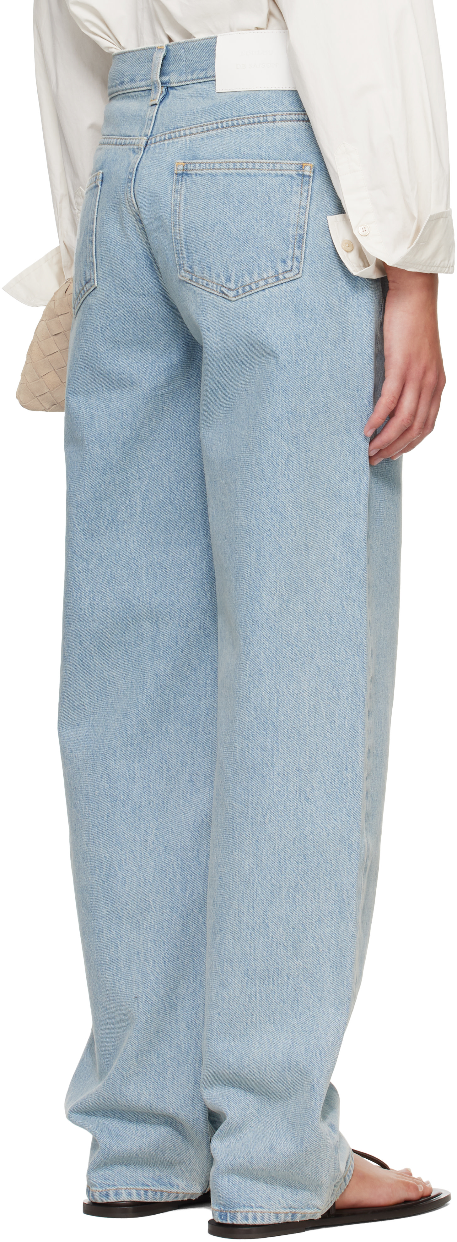 Loulou de Saison - Jean boyfriend SAMUR LDS bleu