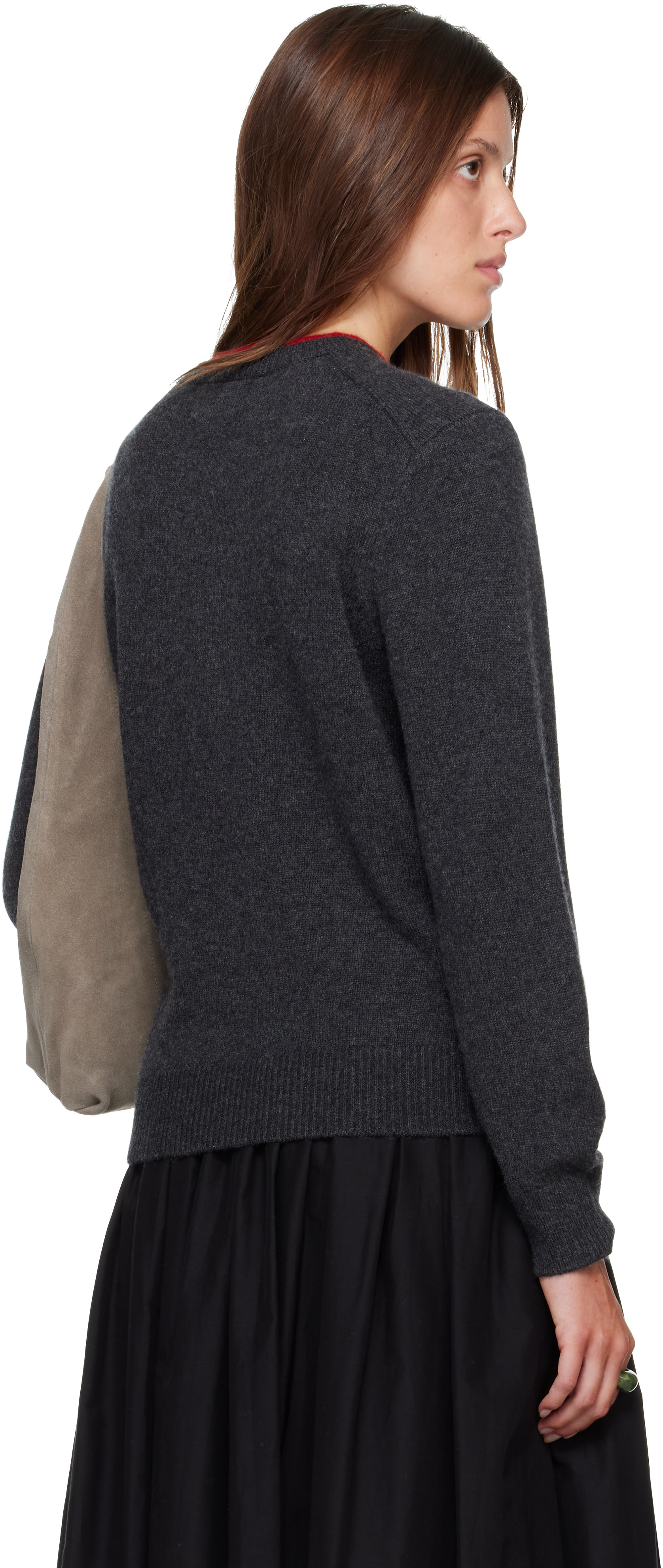 Loulou de Saison - Pull OTIS gris en cachemire
