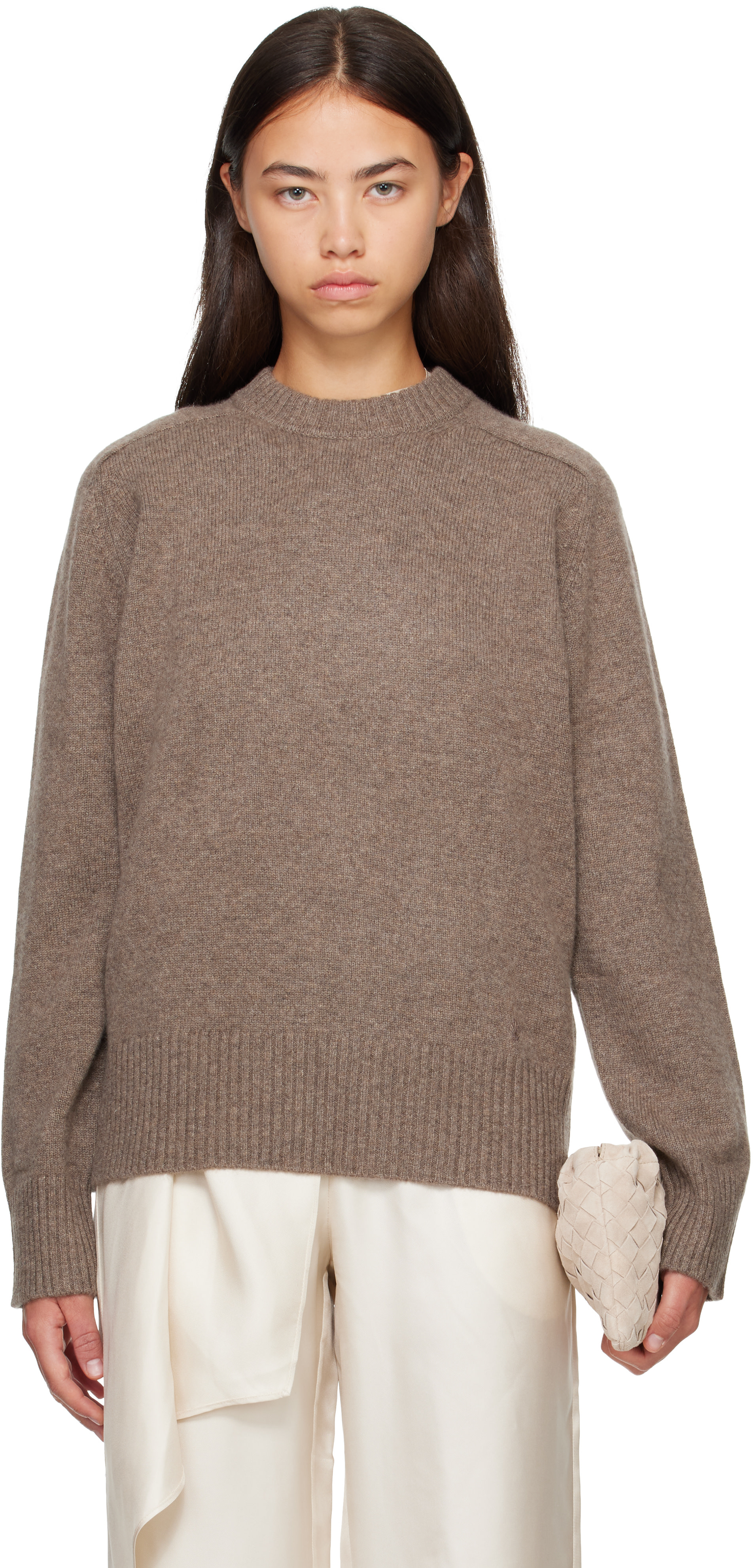 Loulou de Saison - Pull BALTRA LDS brun