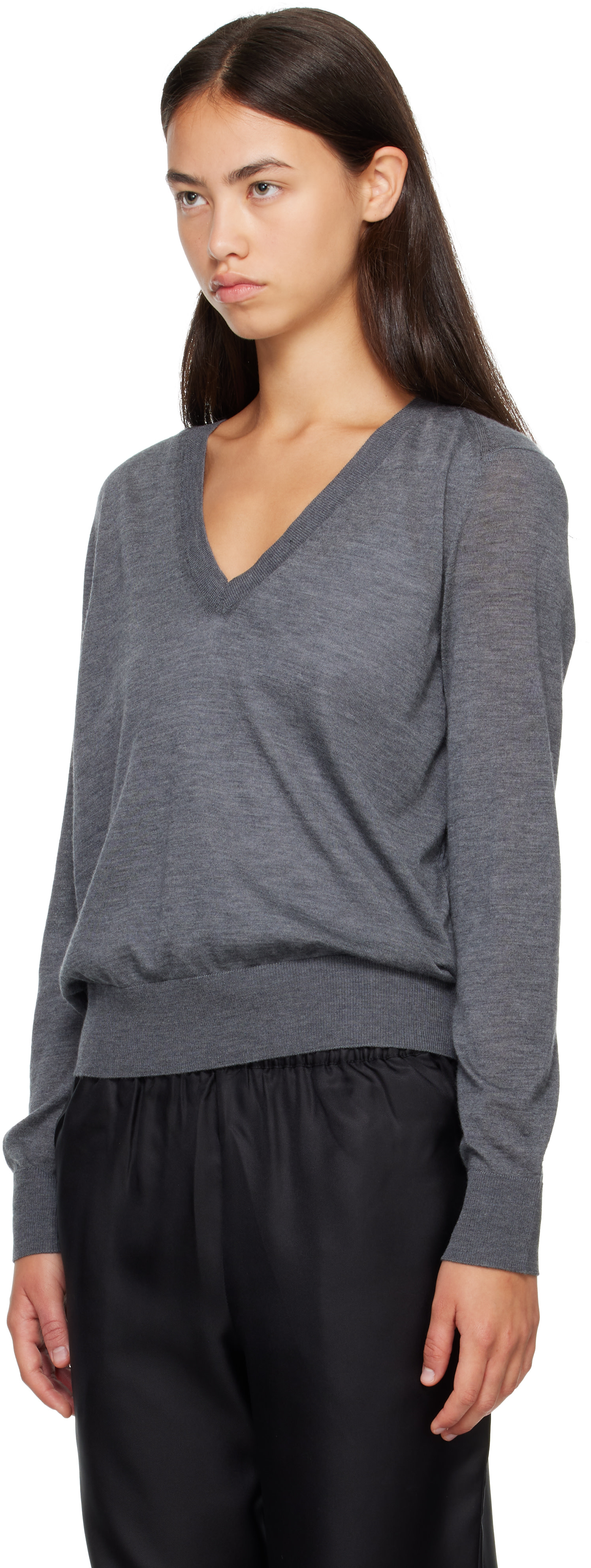 Loulou de Saison - Pull Julio LDS gris