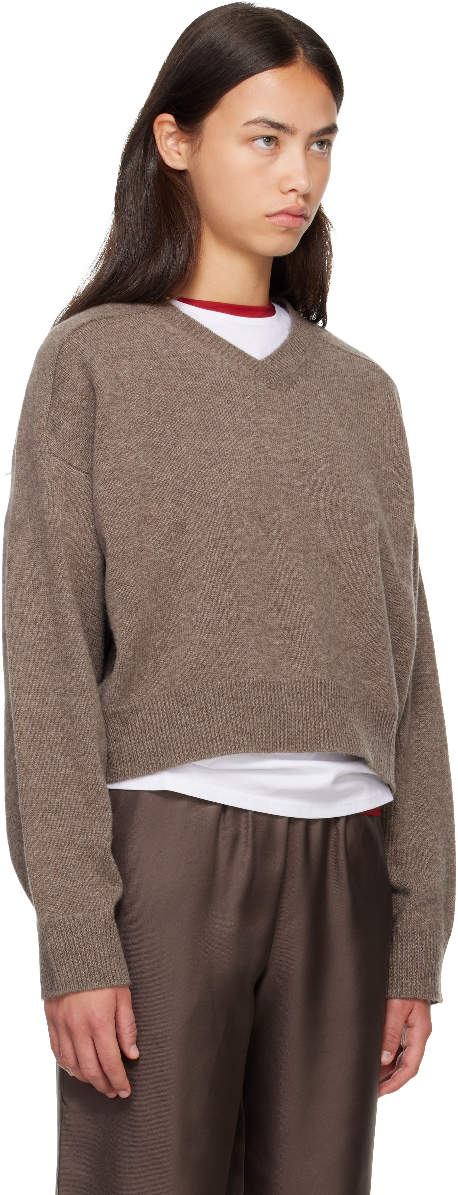 Loulou de Saison - Pull ANZOR LDS brun