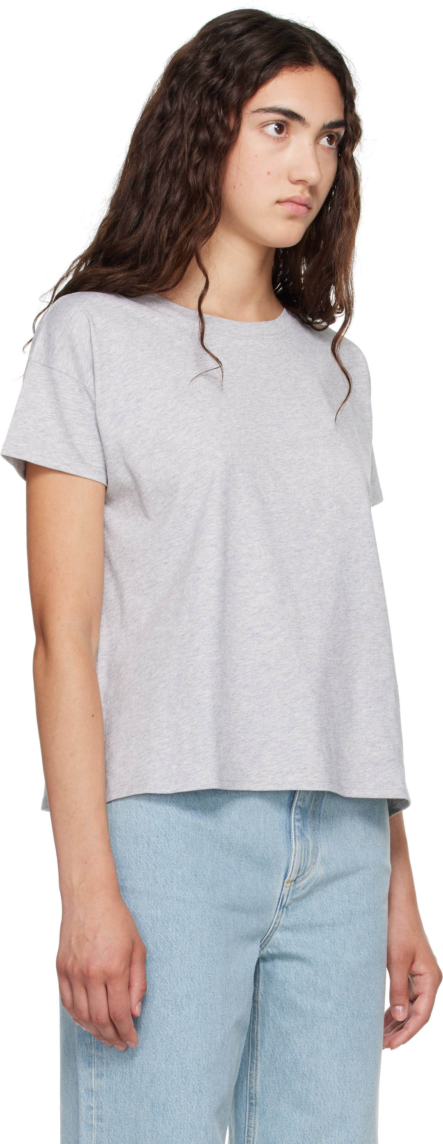 Loulou de Saison - T-shirt Basiluzzo gris