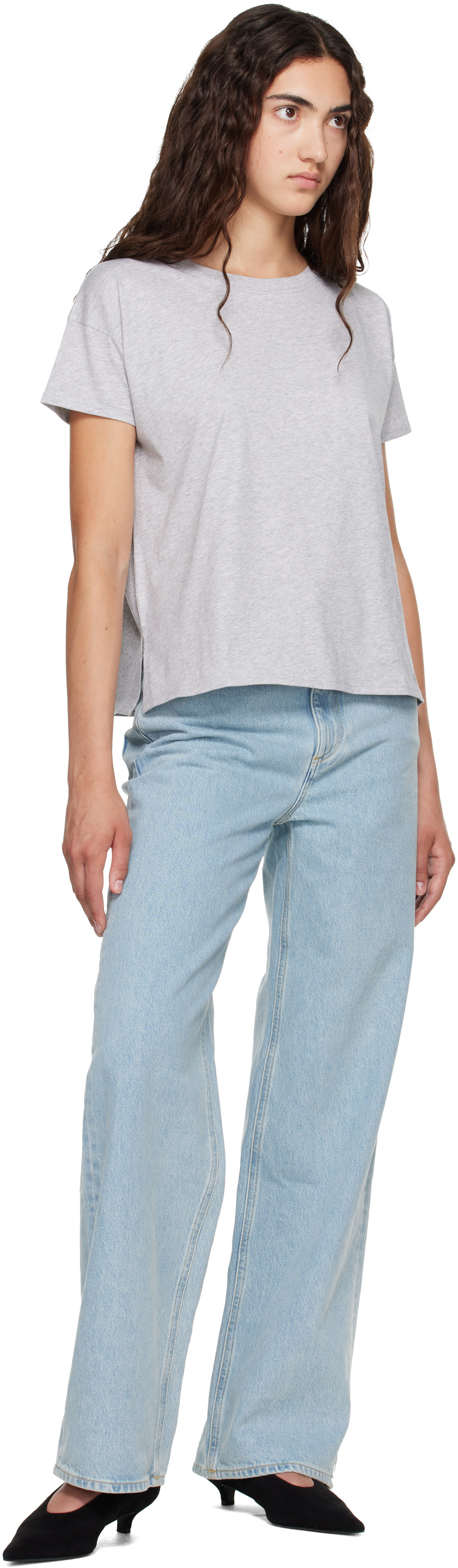 Loulou de Saison - T-shirt Basiluzzo gris