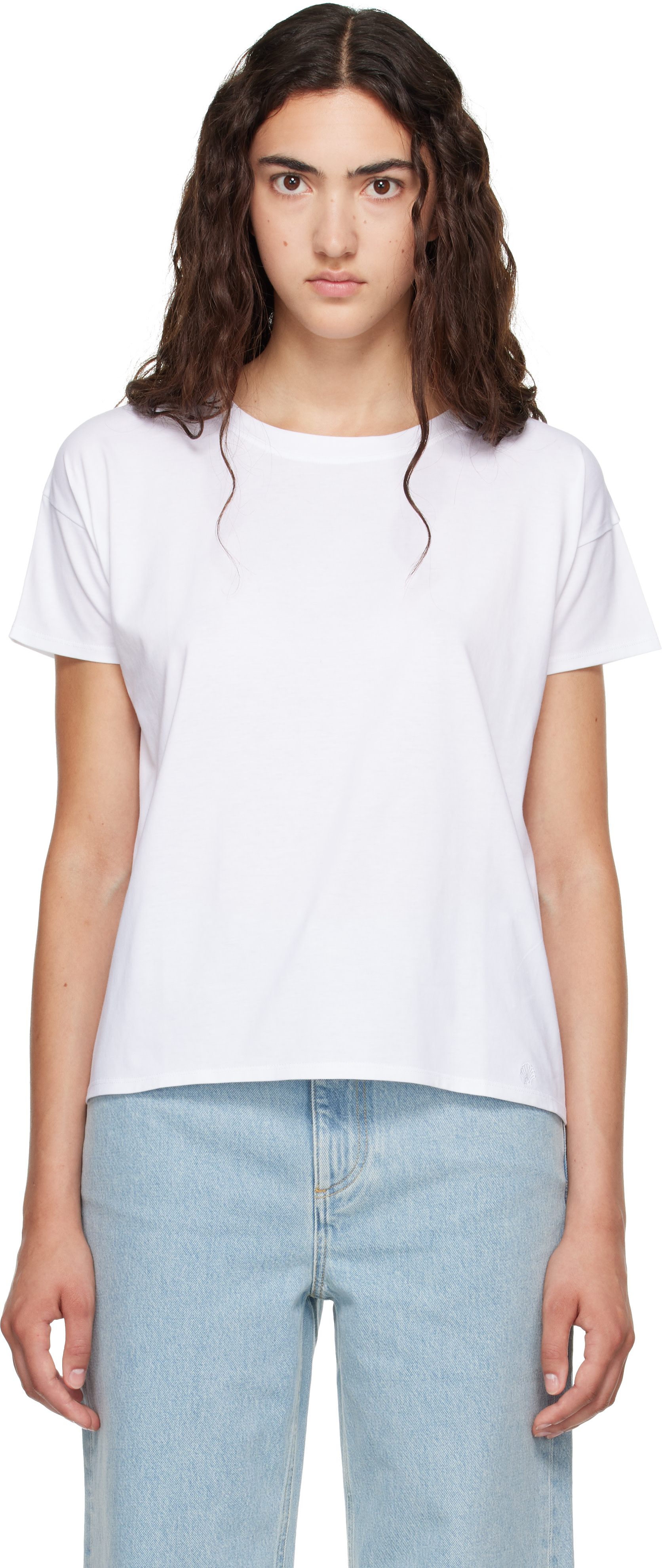 Loulou de Saison - T-shirt Basiluzzo blanc