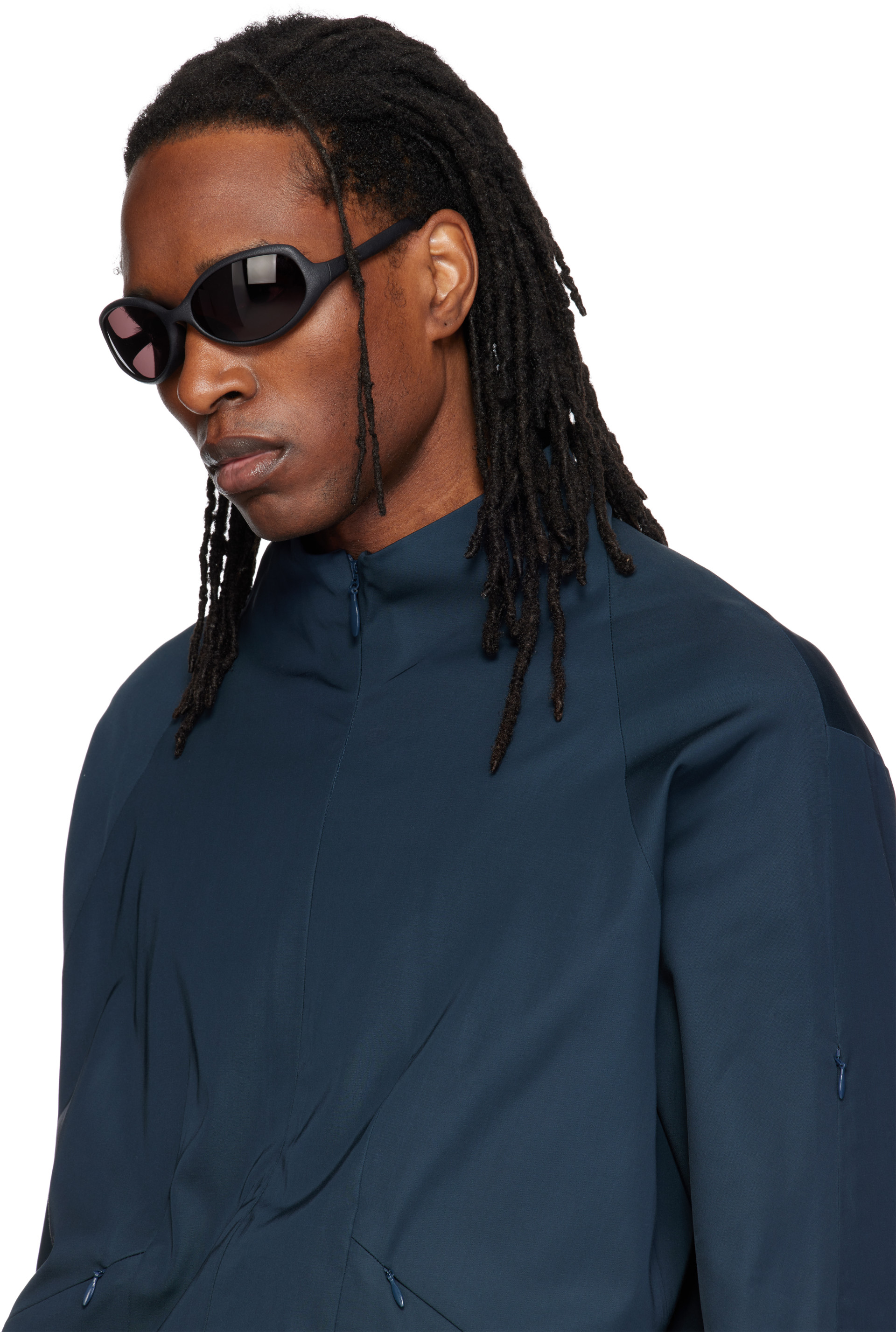 Abisci - 黑色 Temple 太阳镜