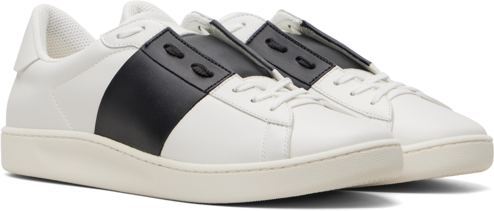 Valentino Garavani - Baskets Open Royco blanches