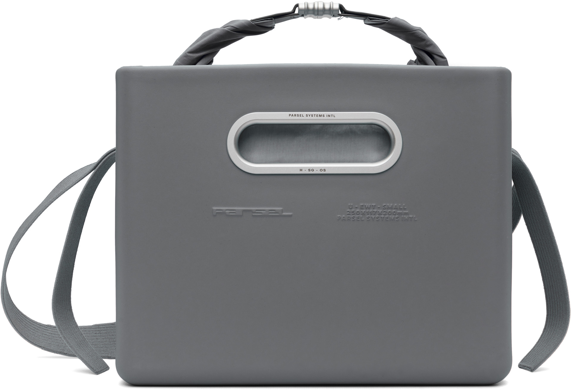 Parsel - Pochette cabas horizontal Clutch System gris