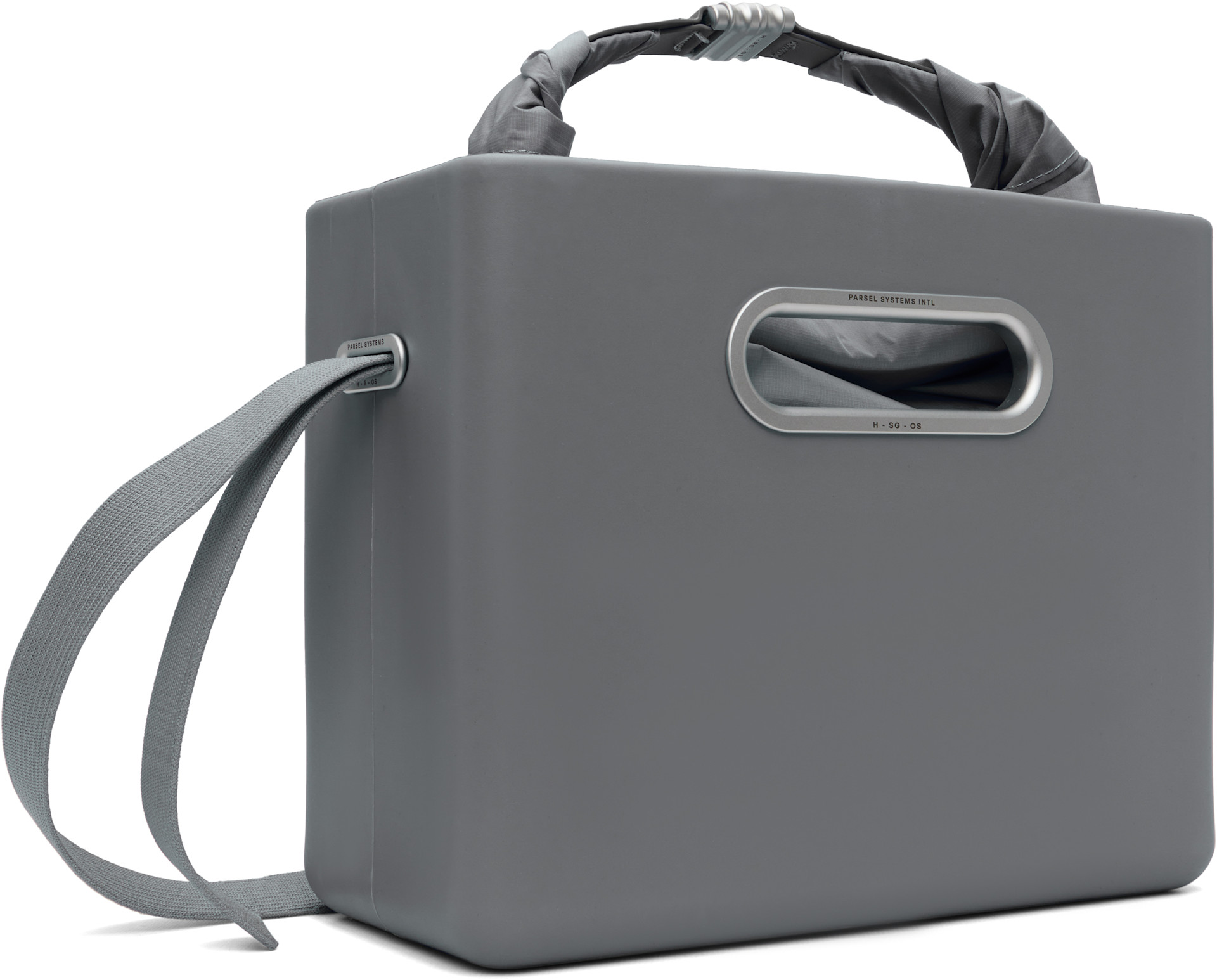 Parsel - Pochette cabas horizontal Clutch System gris