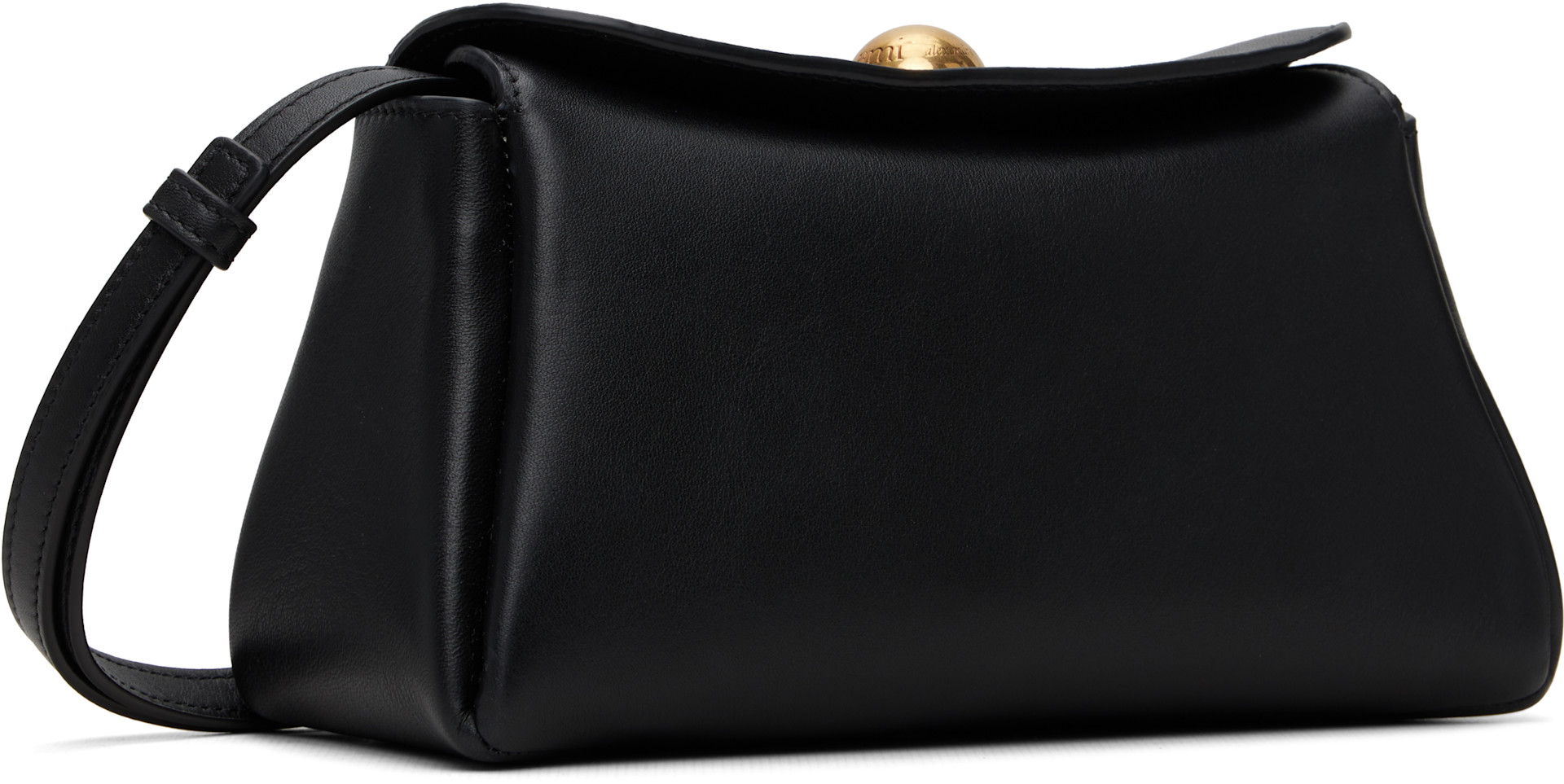 AMI Paris: Black Mini Carrousel Bag | SSENSE