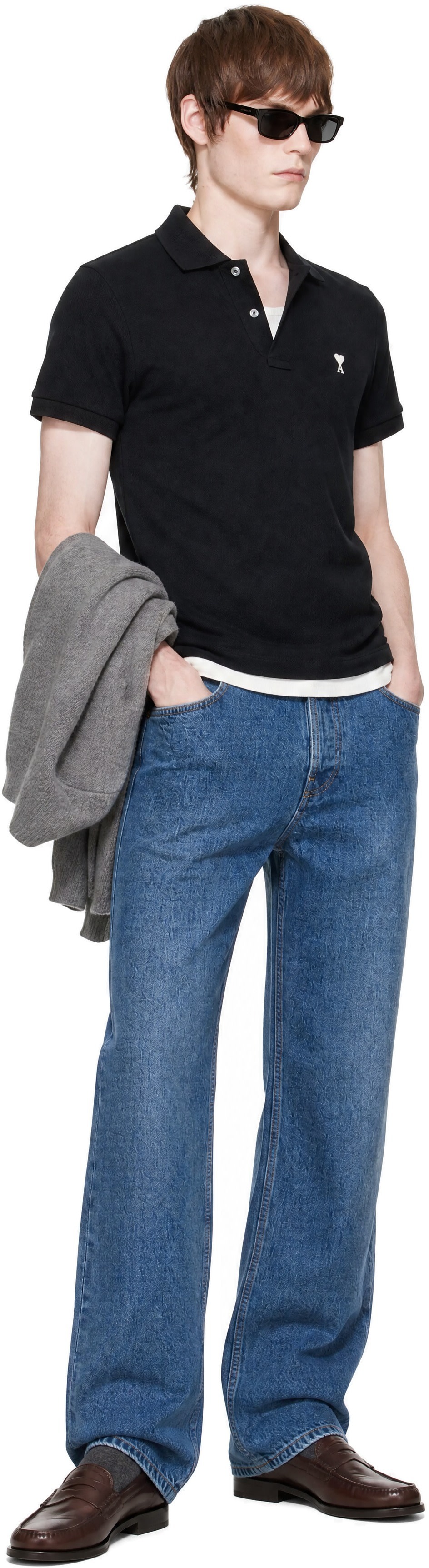 Common Projects - Flâneurs bruns en cuir