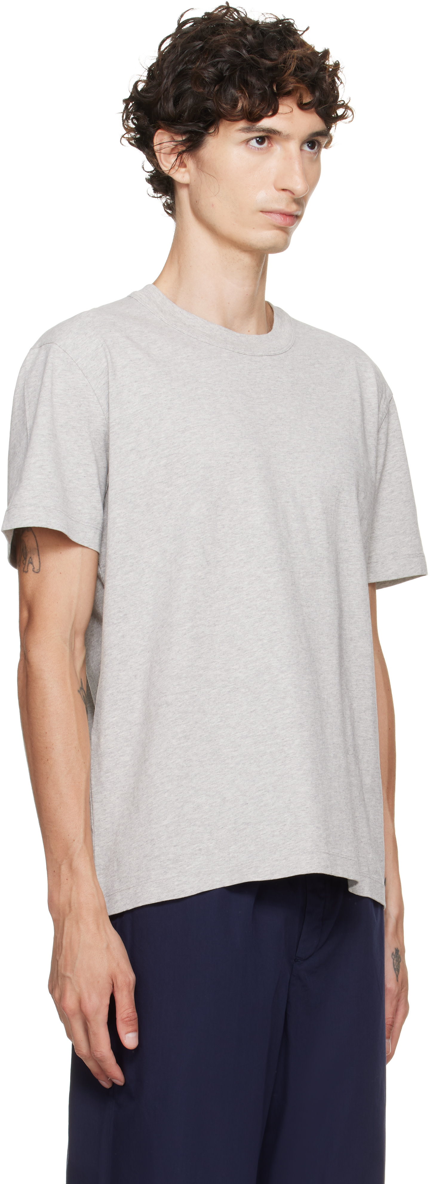 Tekla - グレー オーガニックコットン Tシャツ