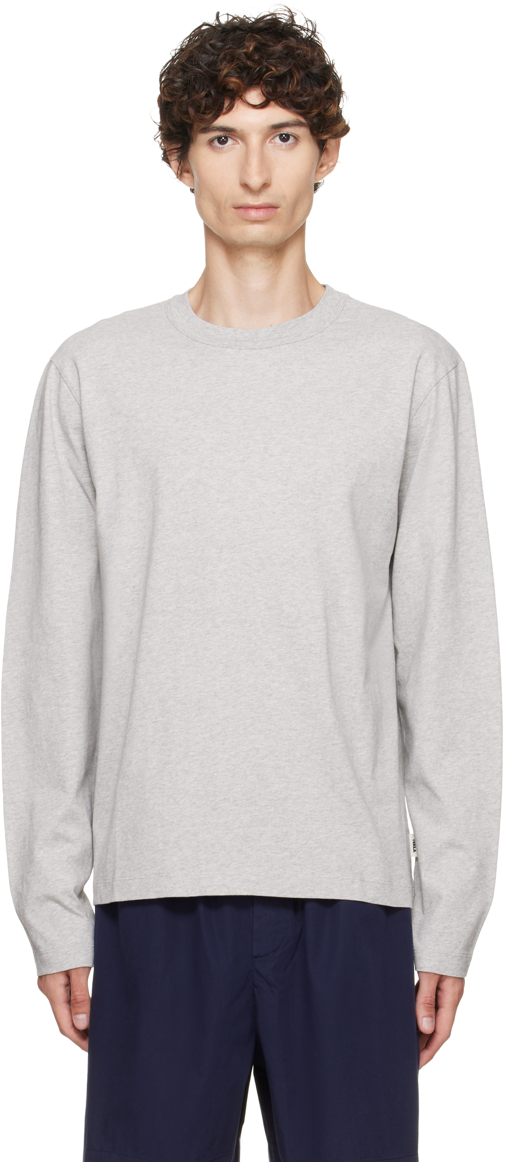 Tekla - グレー 長袖Tシャツ
