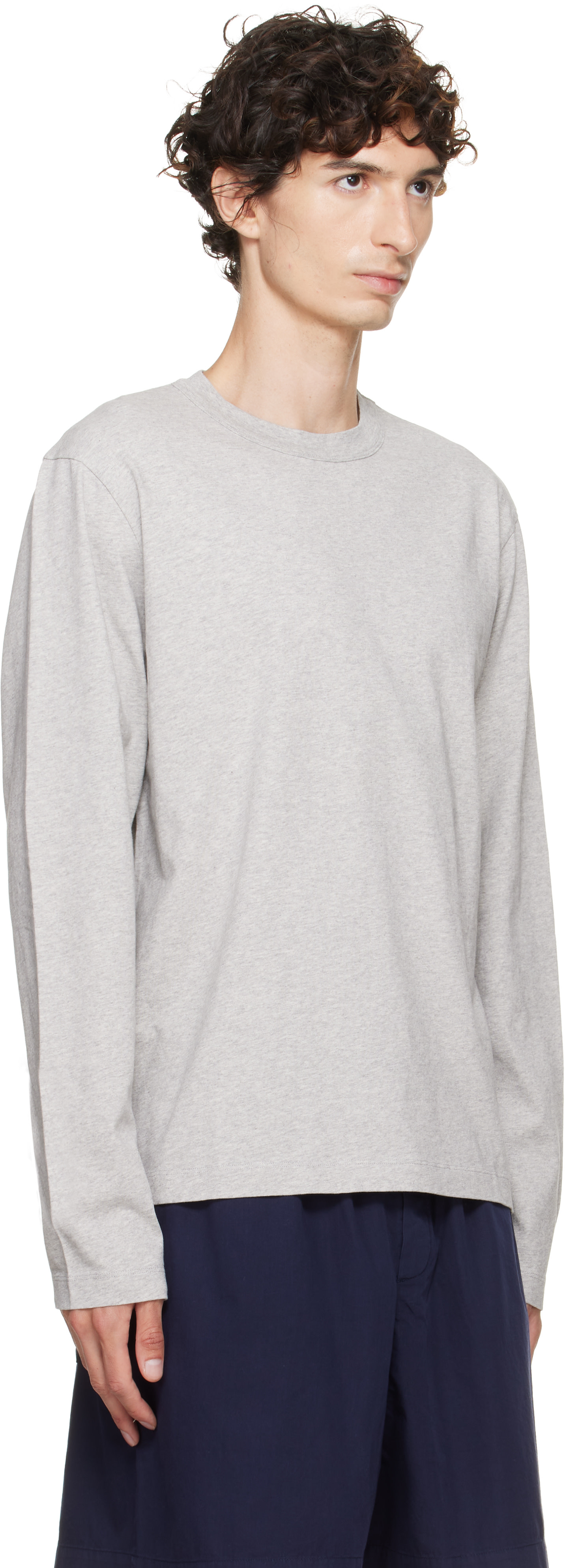 Tekla - グレー 長袖Tシャツ