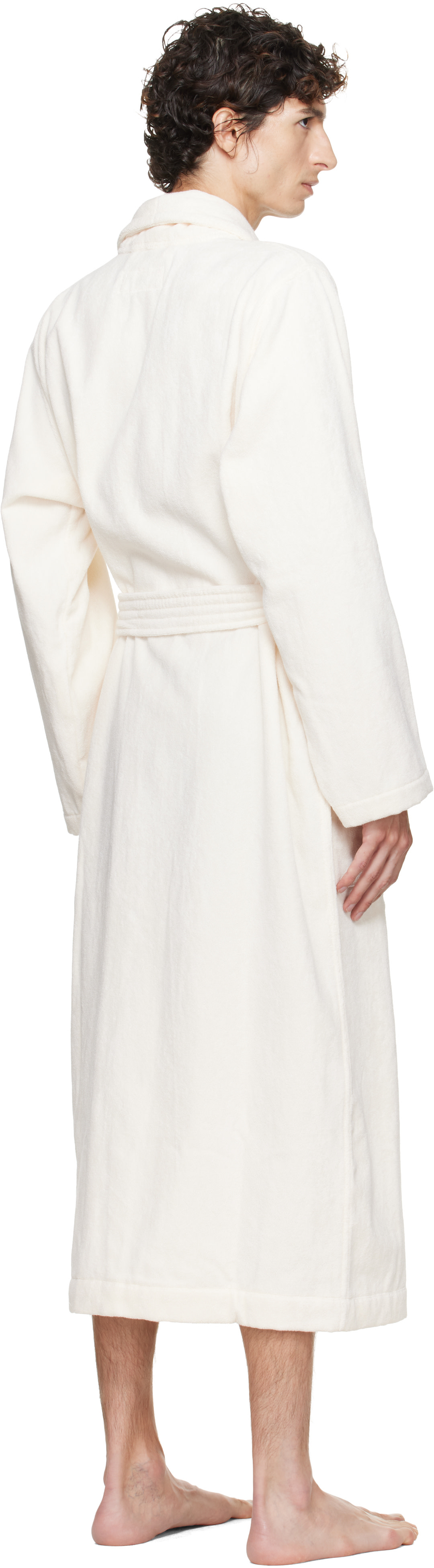 Tekla - Off-White Terry Classic Bathrobe