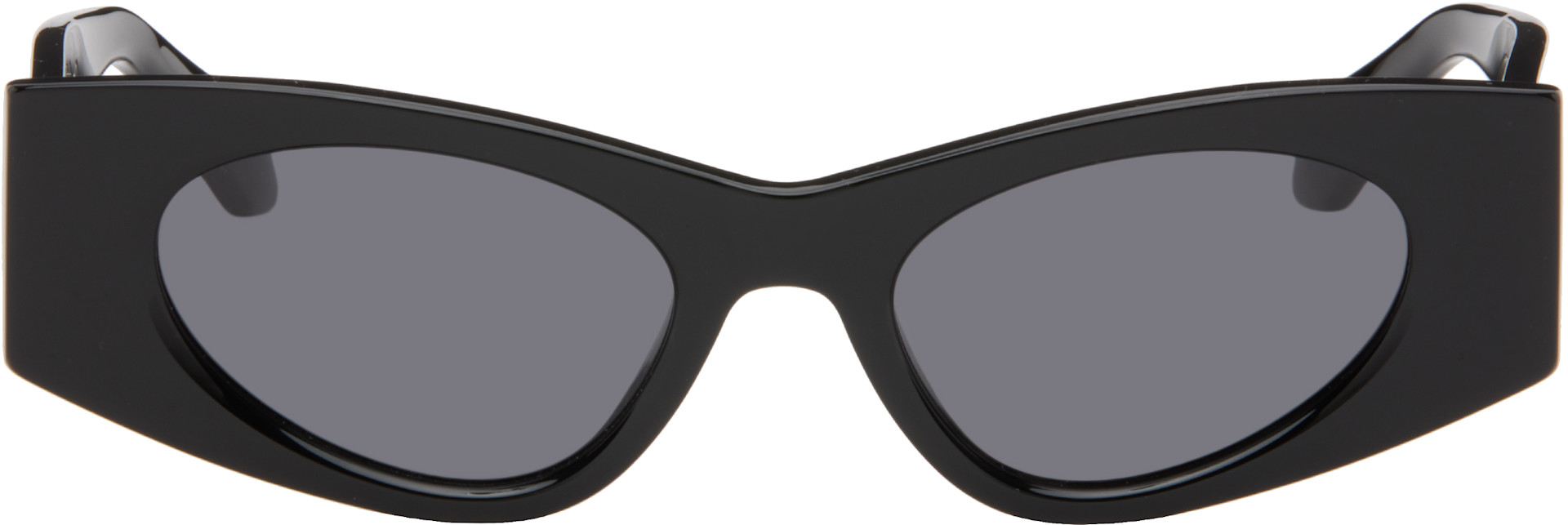 ALAÏA - Lunettes de soleil œil-de-chat noires
