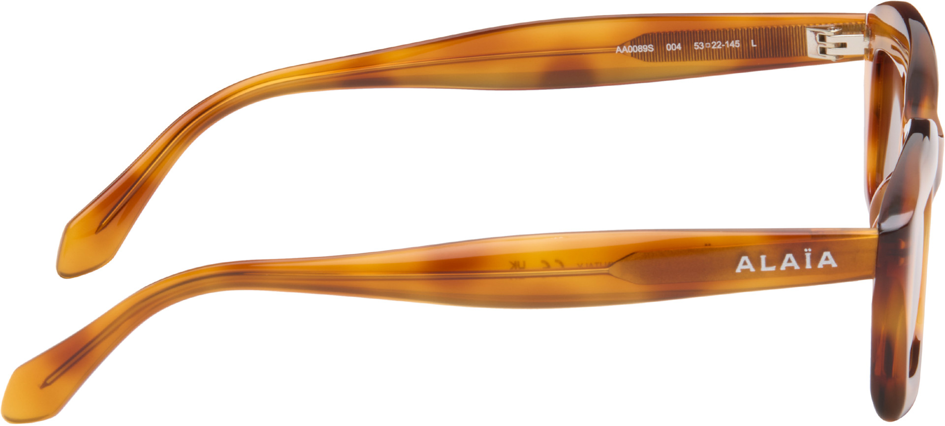 ALAÏA - Brown Rectangular Sunglasses