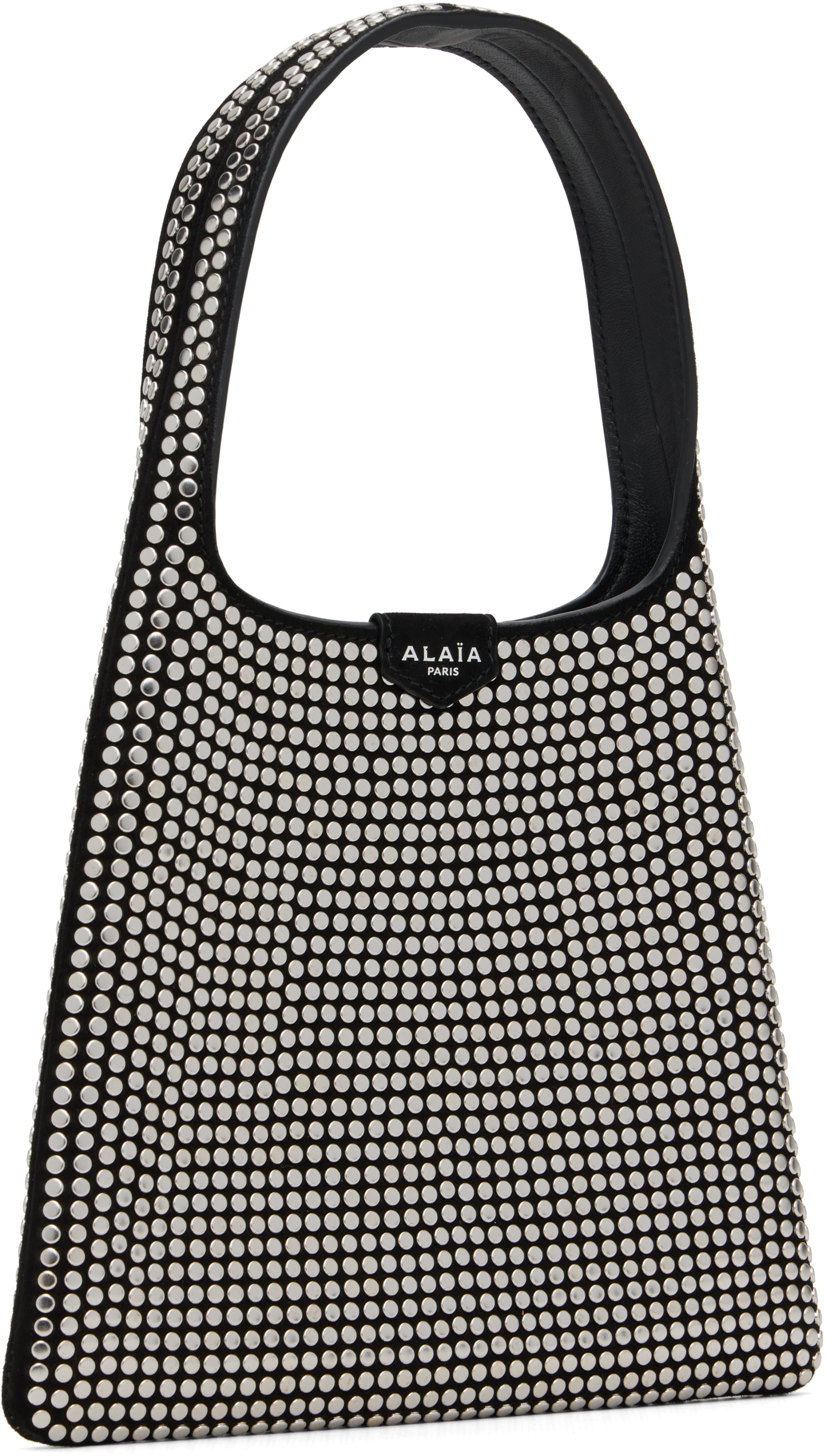 ALAÏA - Black Studs Top Handle Bag