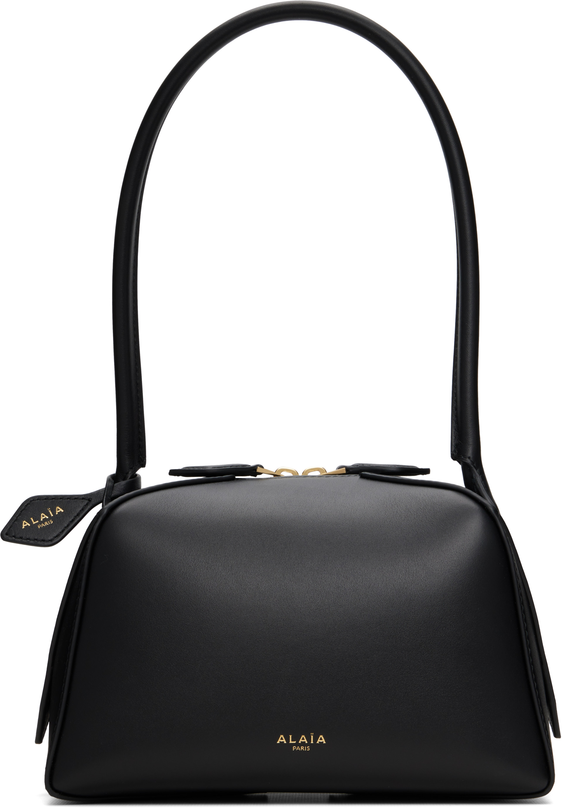 ALAÏA - Petit sac Bouledogue noir