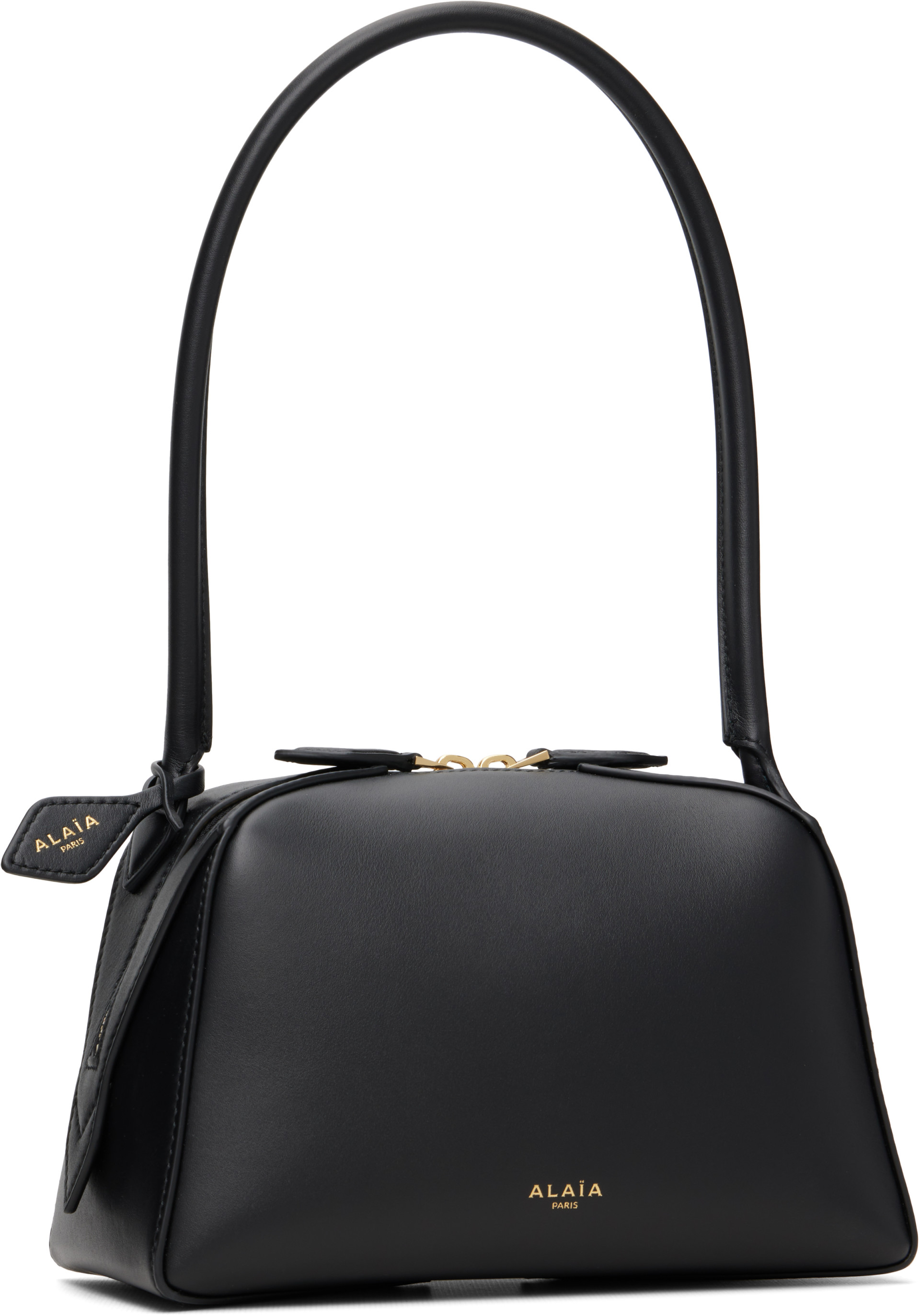 ALAÏA - Petit sac Bouledogue noir