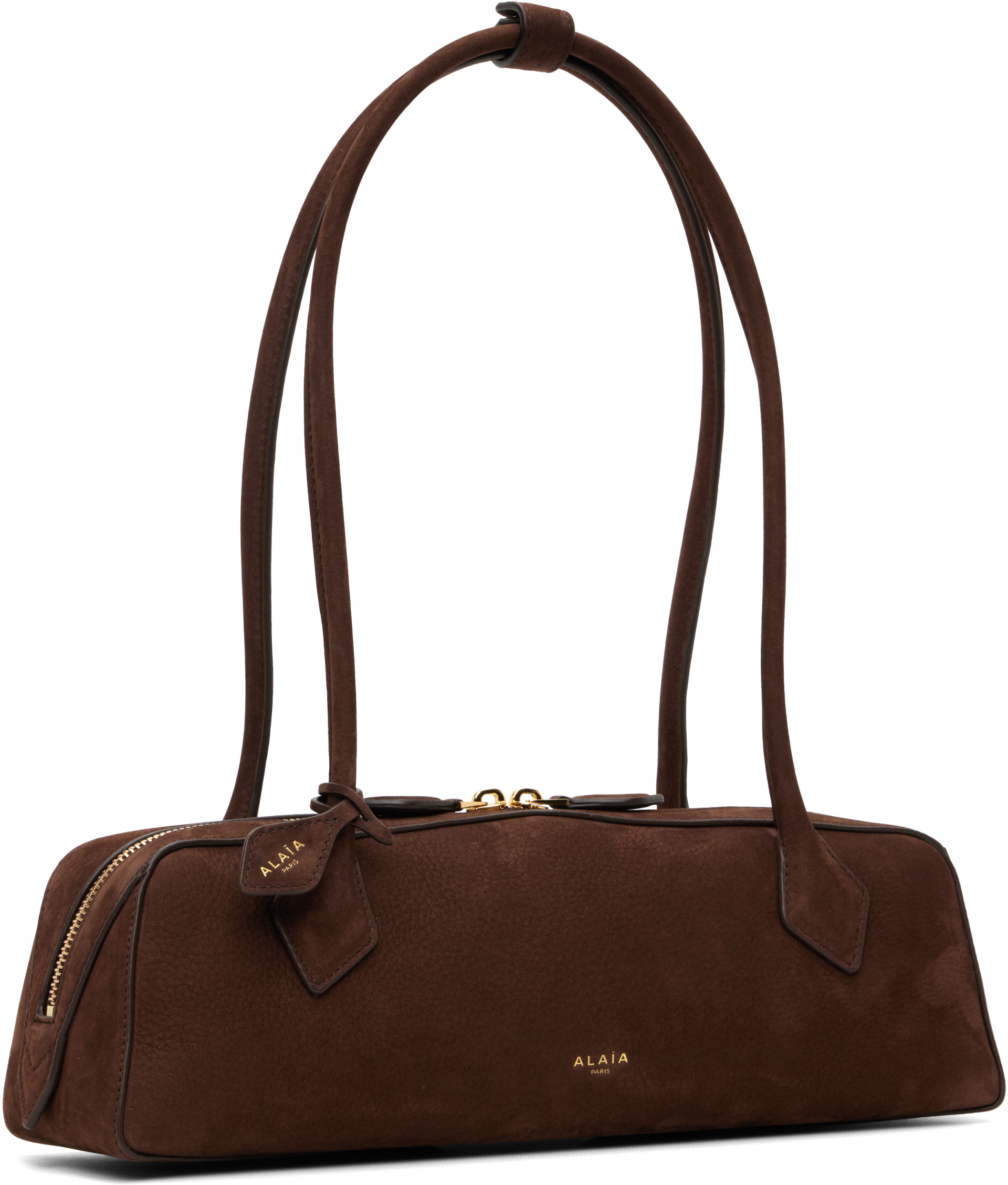ALAÏA - Brown 'Le Teckel' Medium Bag