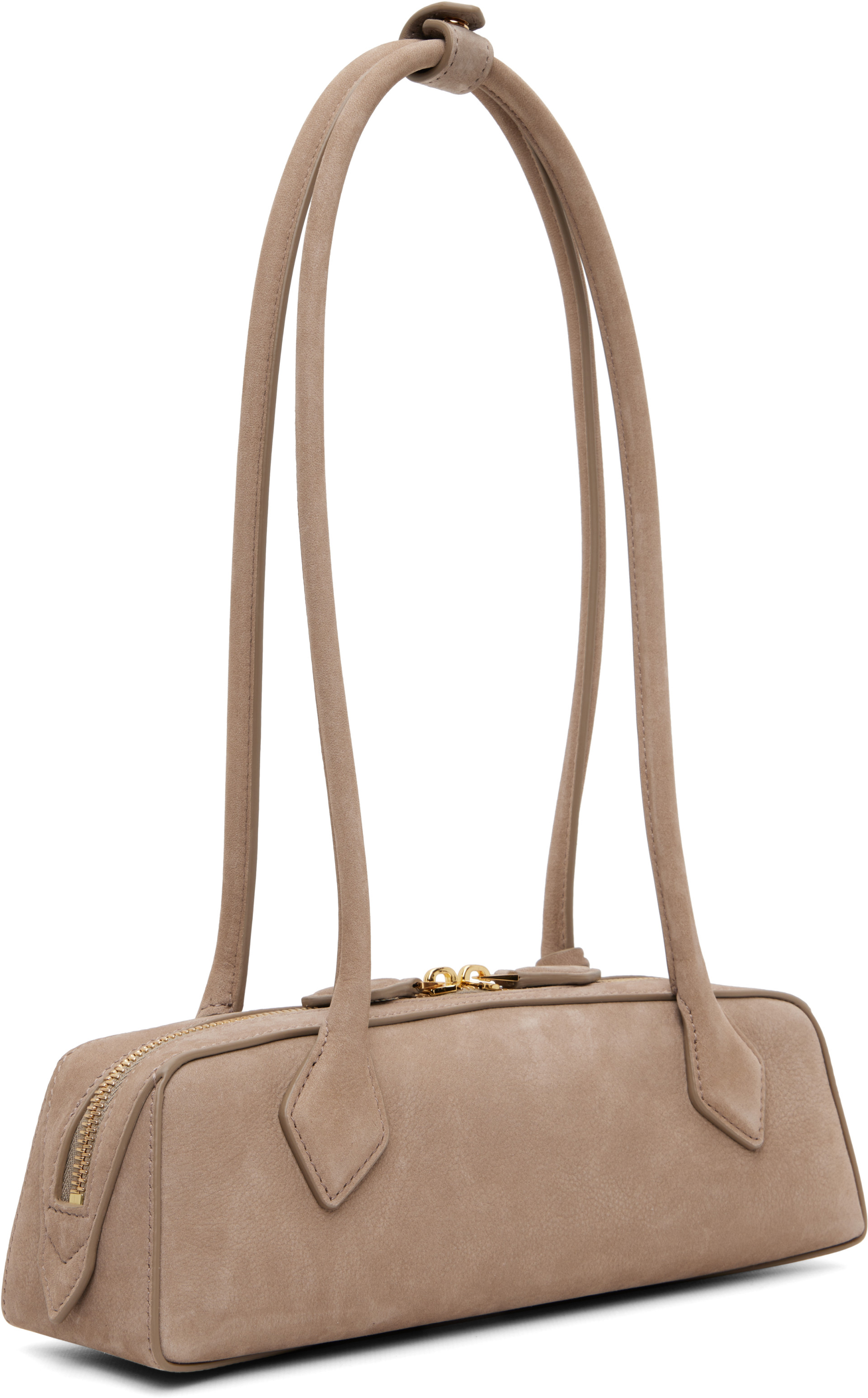 ALAÏA - Petit sac 'Le teckel' taupe