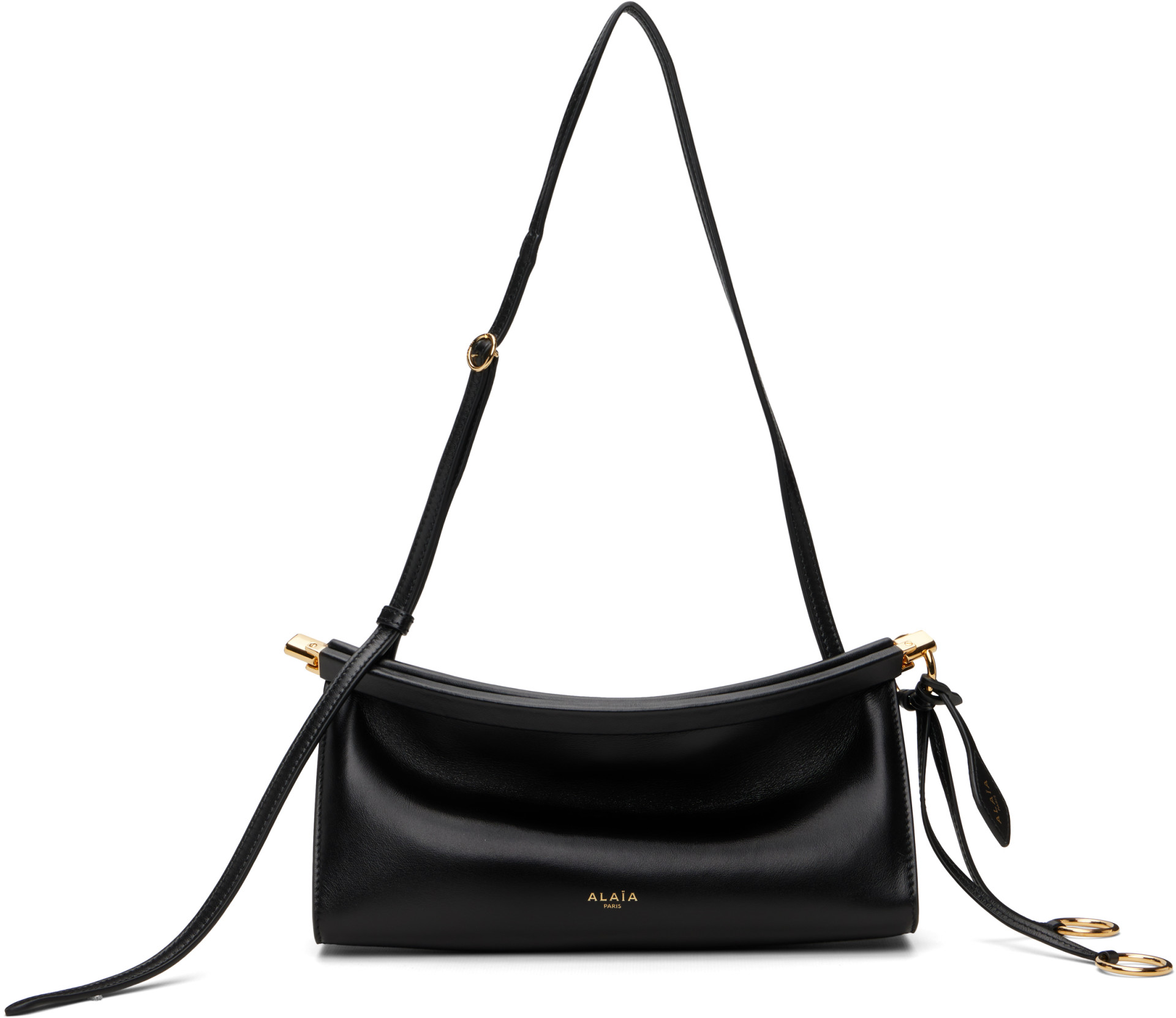 ALAÏA - Petit sac horizontal 'Le click' noir