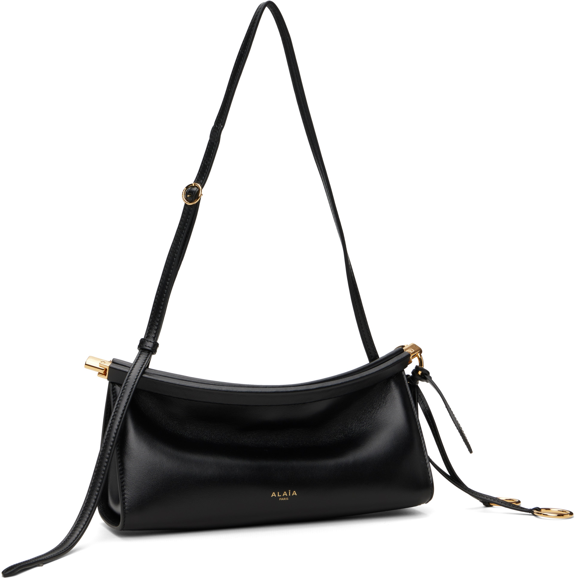 ALAÏA - Petit sac horizontal 'Le click' noir
