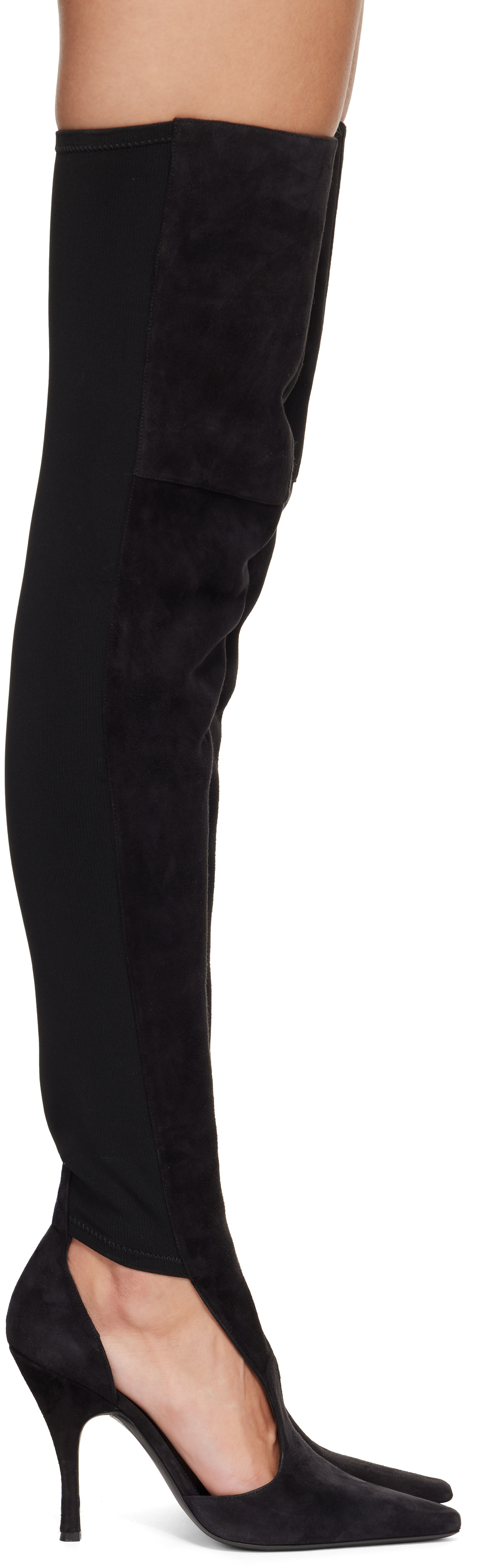 ALAÏA - Bottes hautes noires