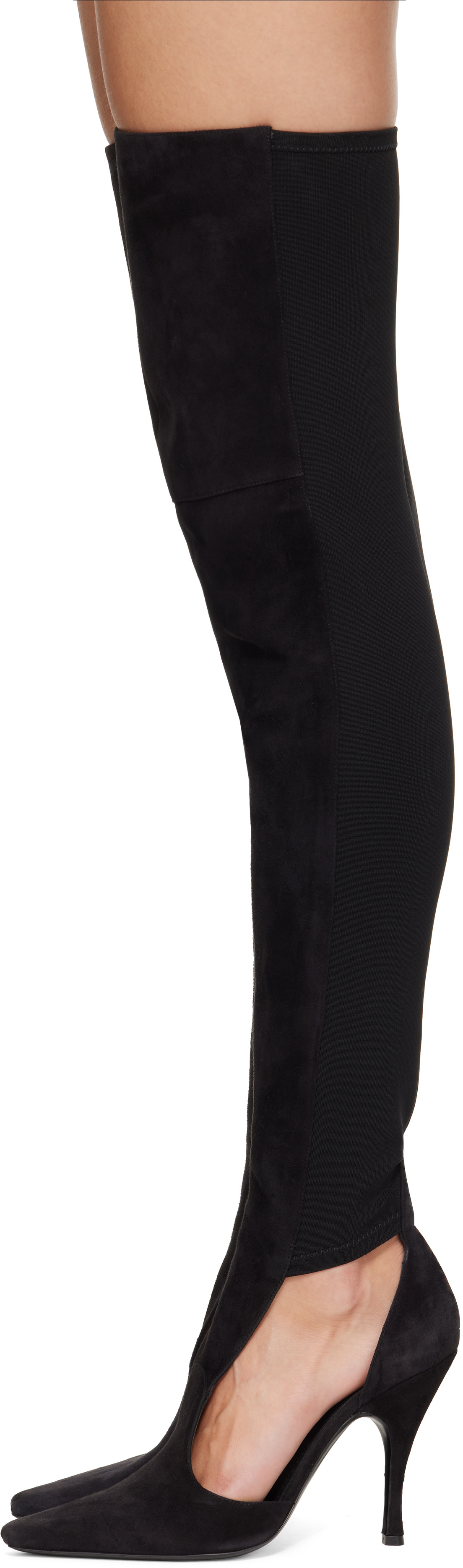 ALAÏA - Bottes hautes noires