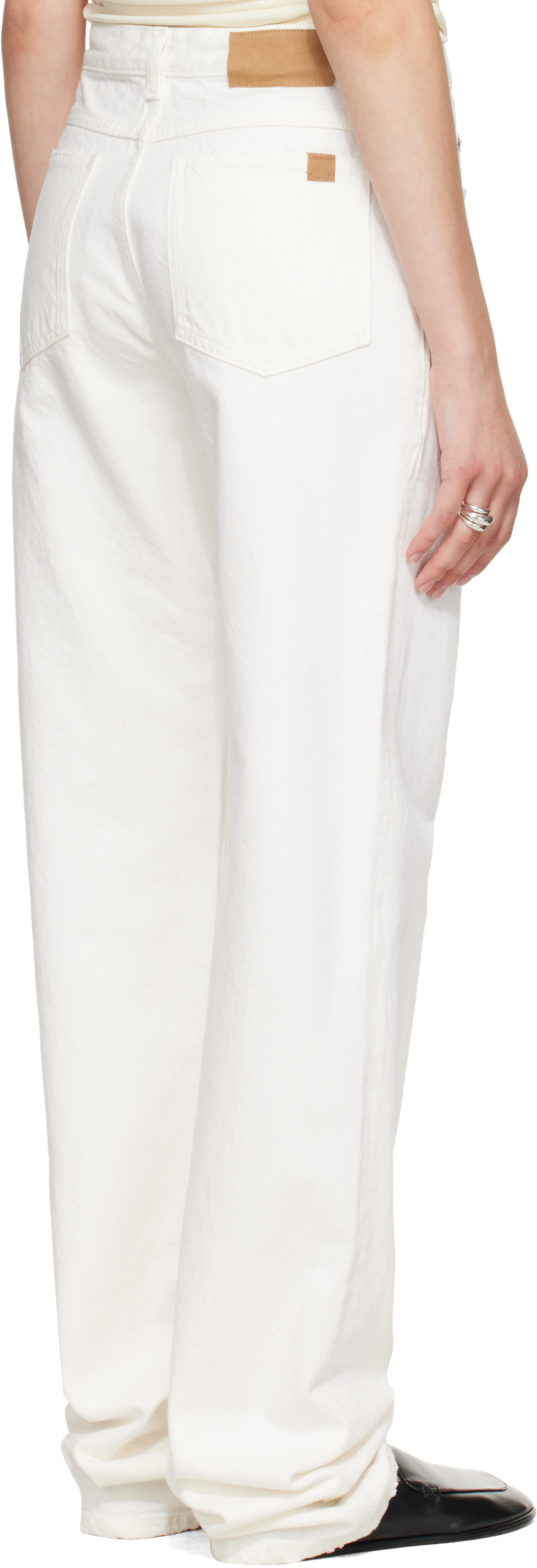 Calvin Klein Collection - Jean 06 blanc