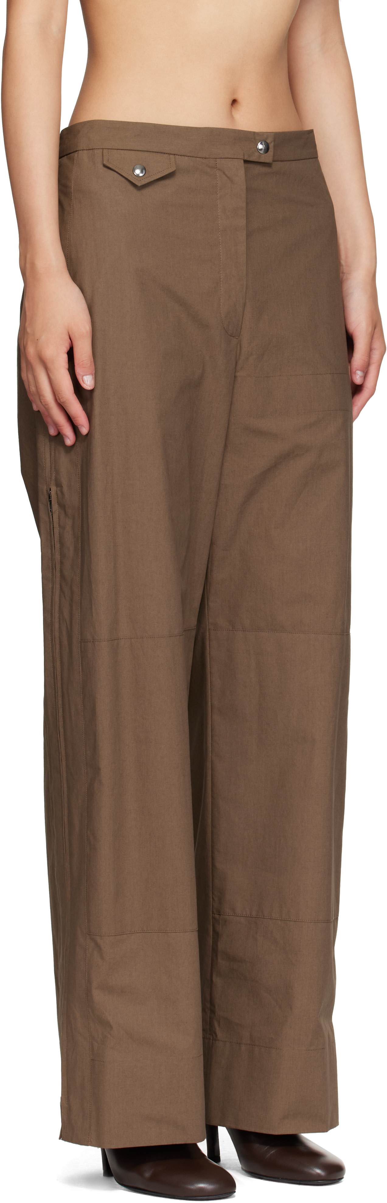 Calvin Klein Collection - Pantalon Gemma brun