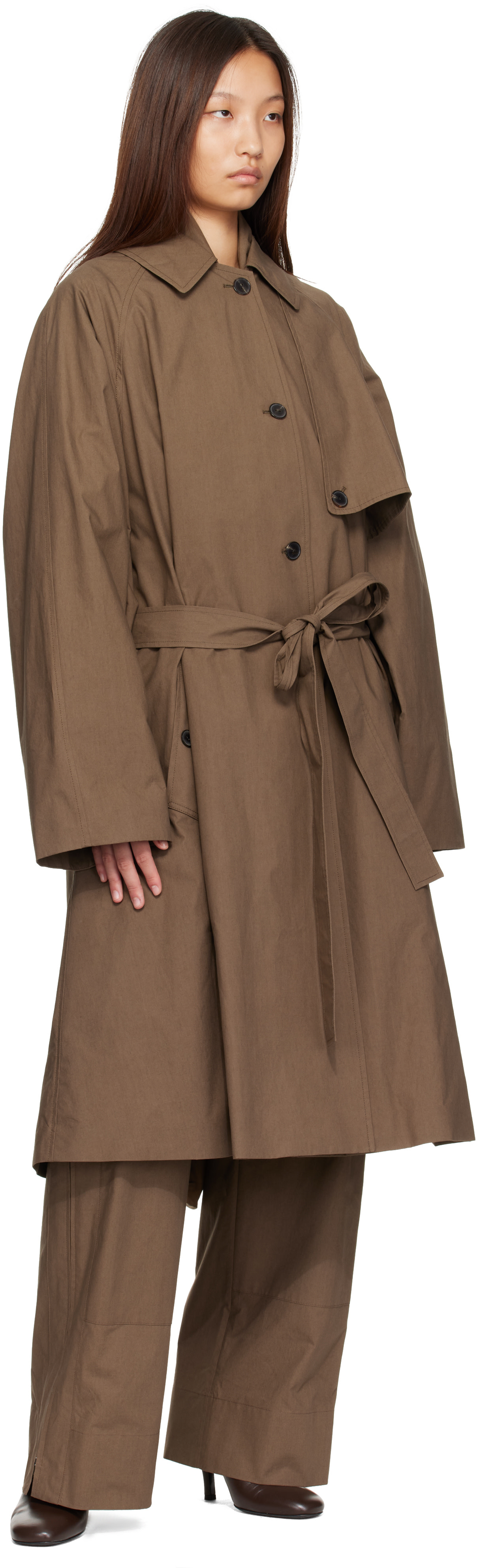 Calvin Klein Collection - Pantalon Gemma brun