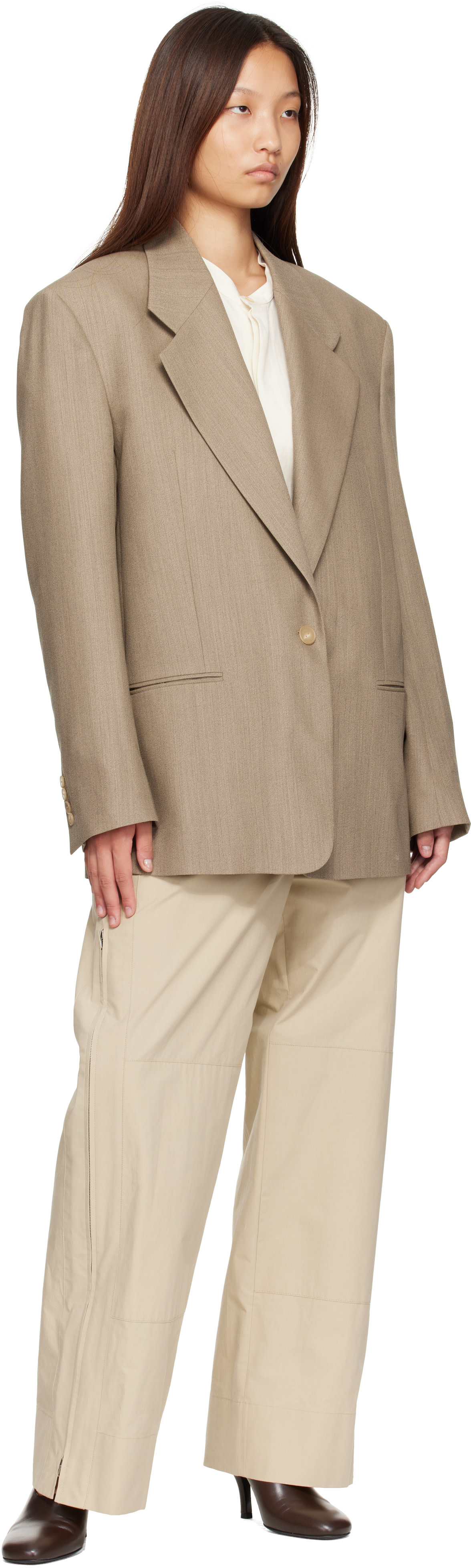 Calvin Klein Collection - Pantalon Gemma beige