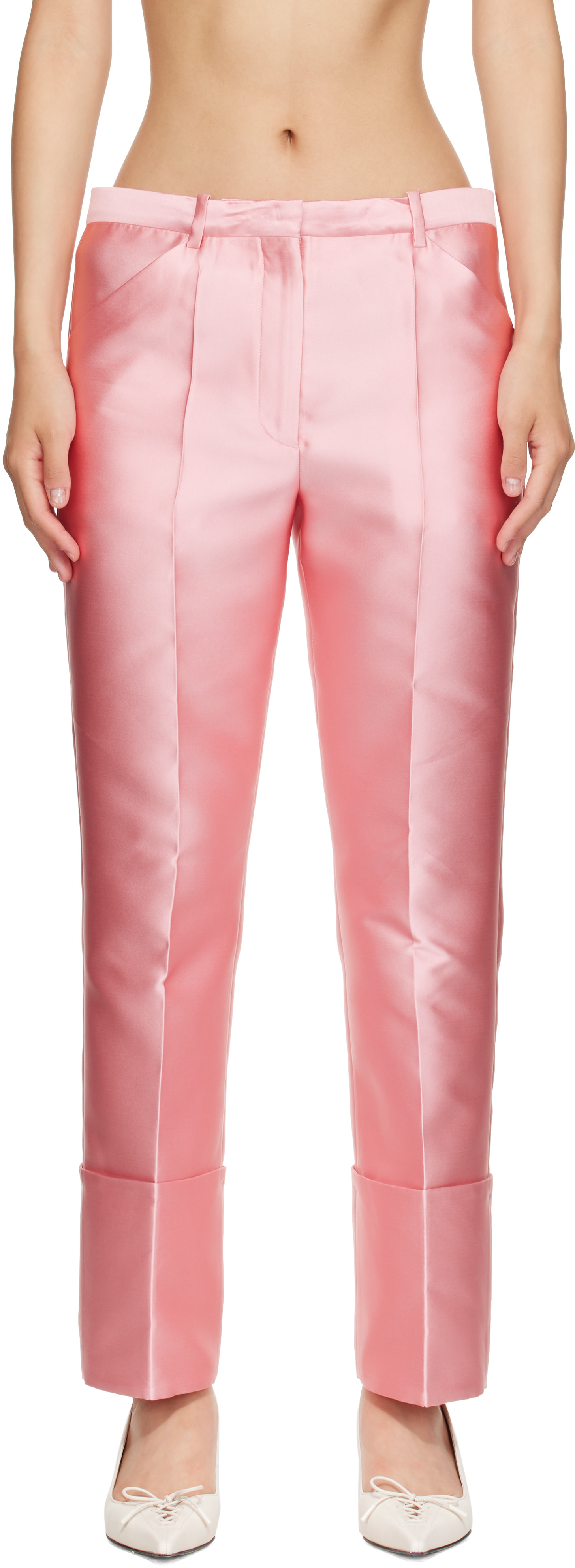 Calvin Klein Collection - Pantalon Eva rose