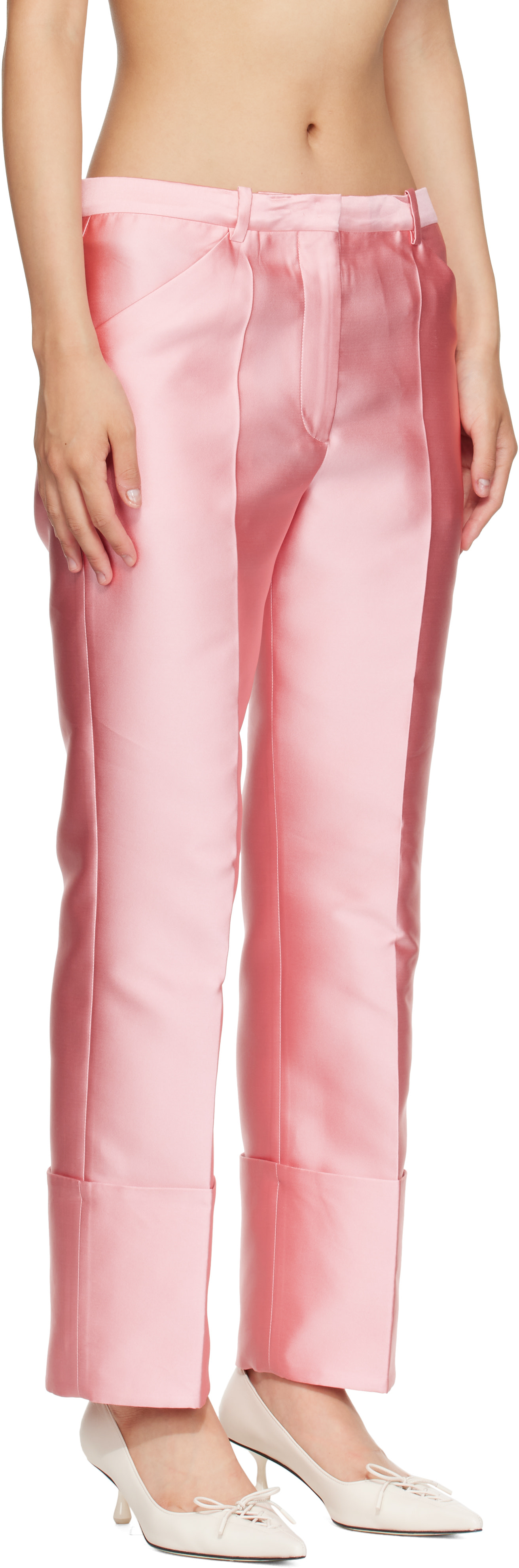 Calvin Klein Collection - Pantalon Eva rose