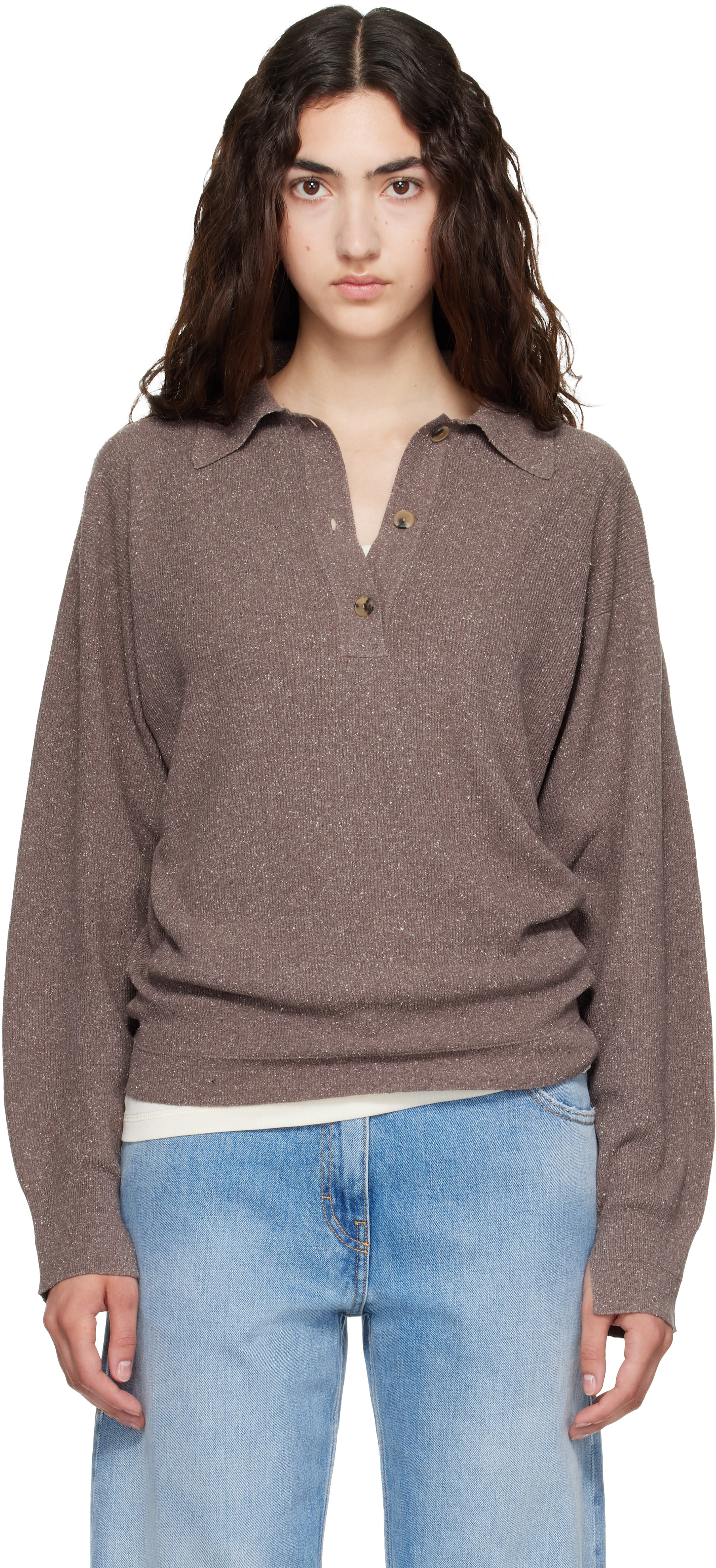 Calvin Klein Collection - Polo Helga brun